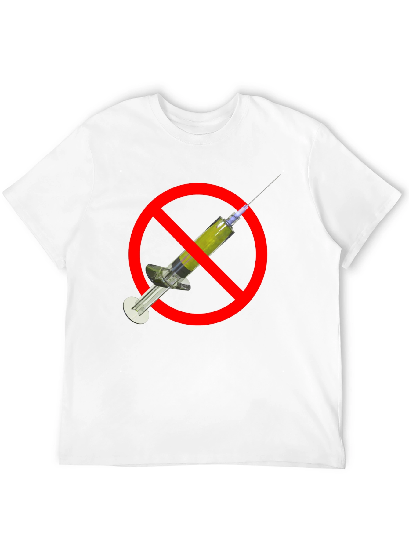 Black Anti-Vaccine T-Shirt - No Jab Zone - Black view 12