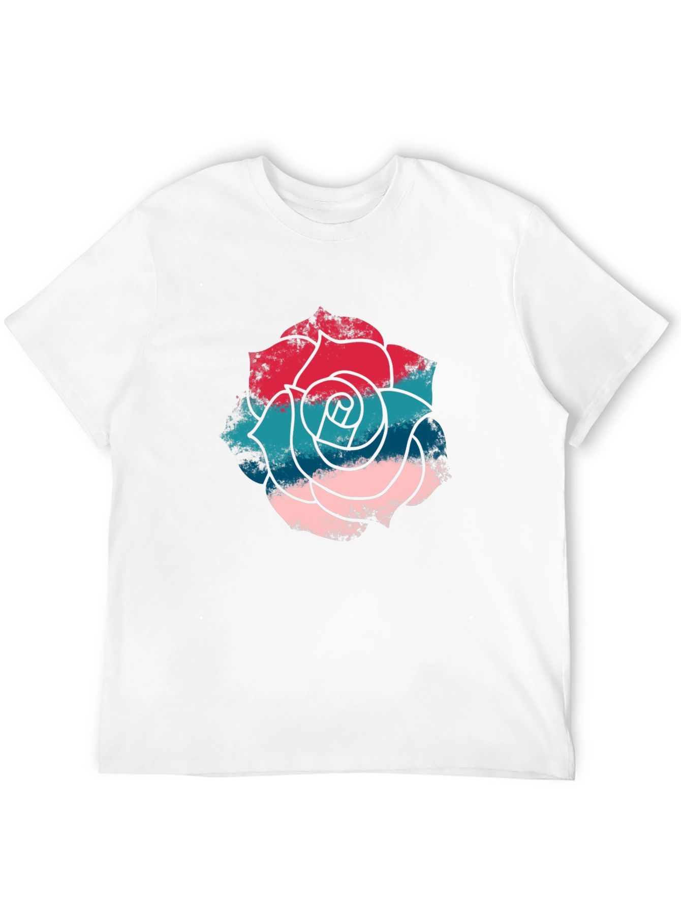 Black Rose Graphic T-Shirt - Stylish Men's Casual Tee view 12