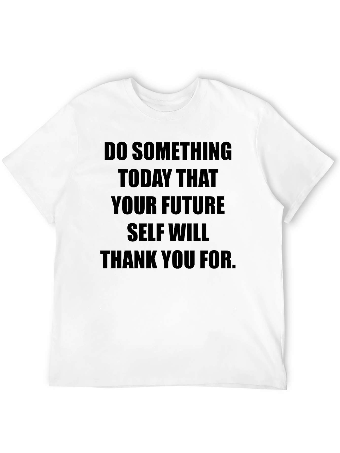 Black Inspirational Quote Black T-Shirt view 12