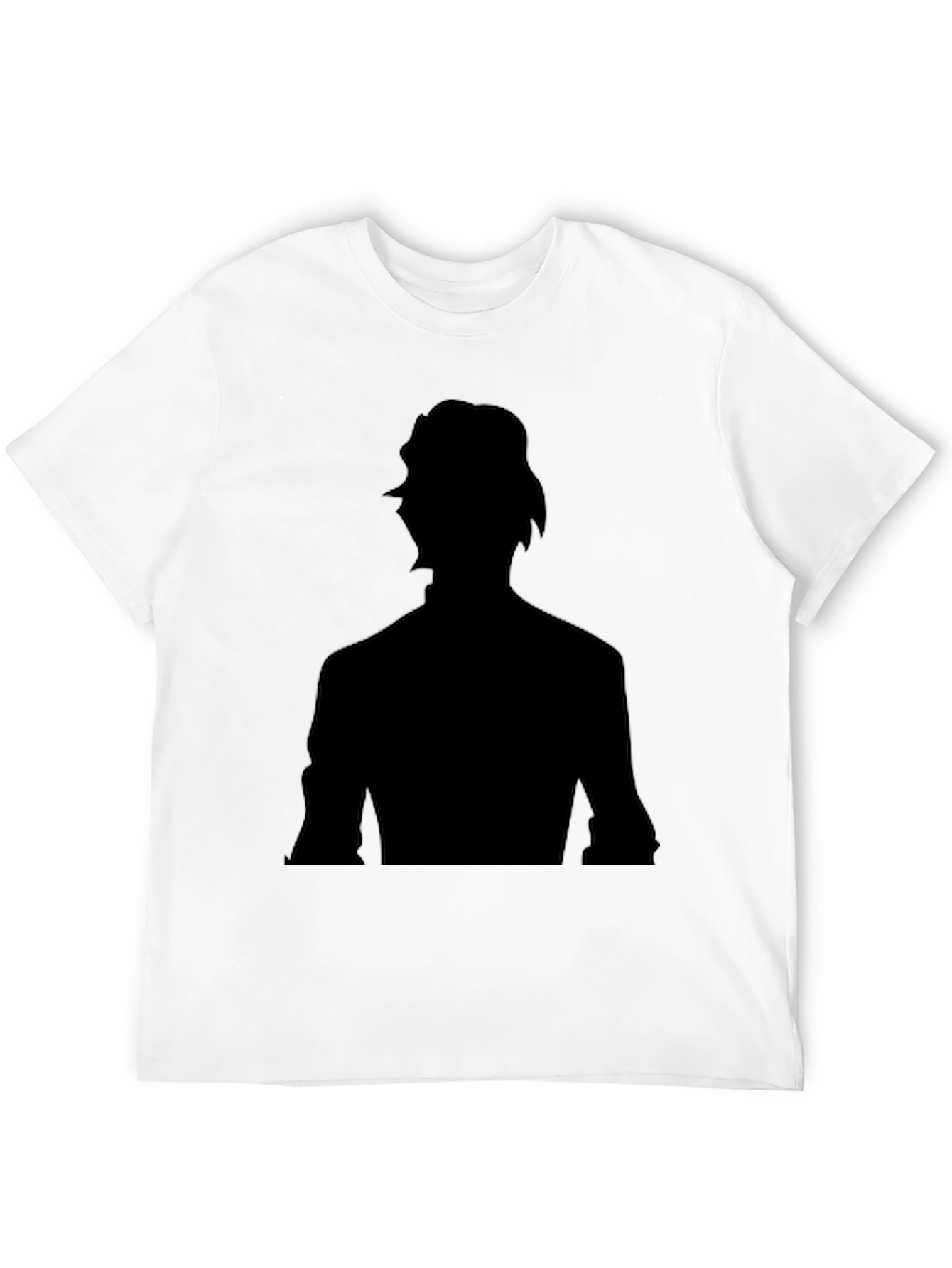 Black Silhouette Graphic Tee - Black Casual Style view 12