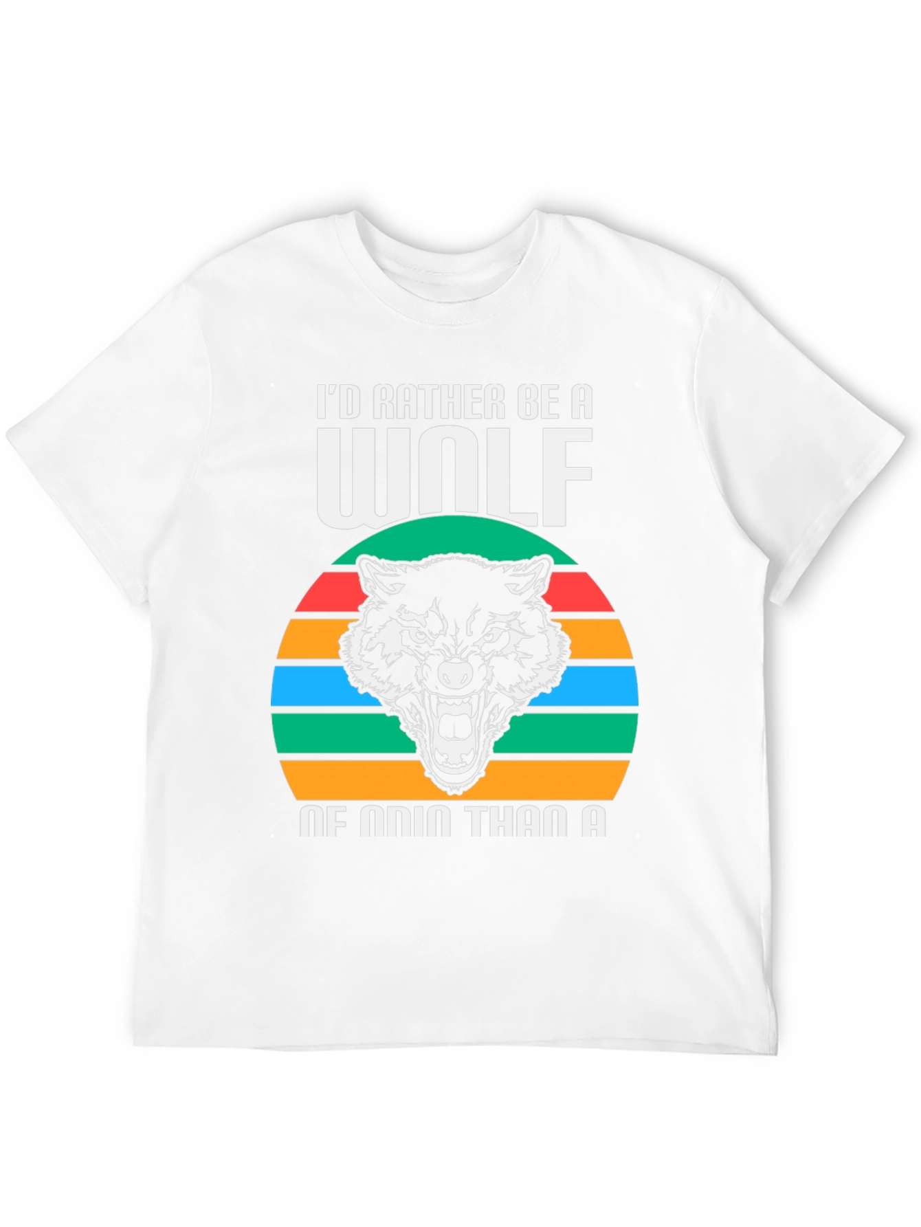 Black Wolf of Odin Graphic Tee view 12