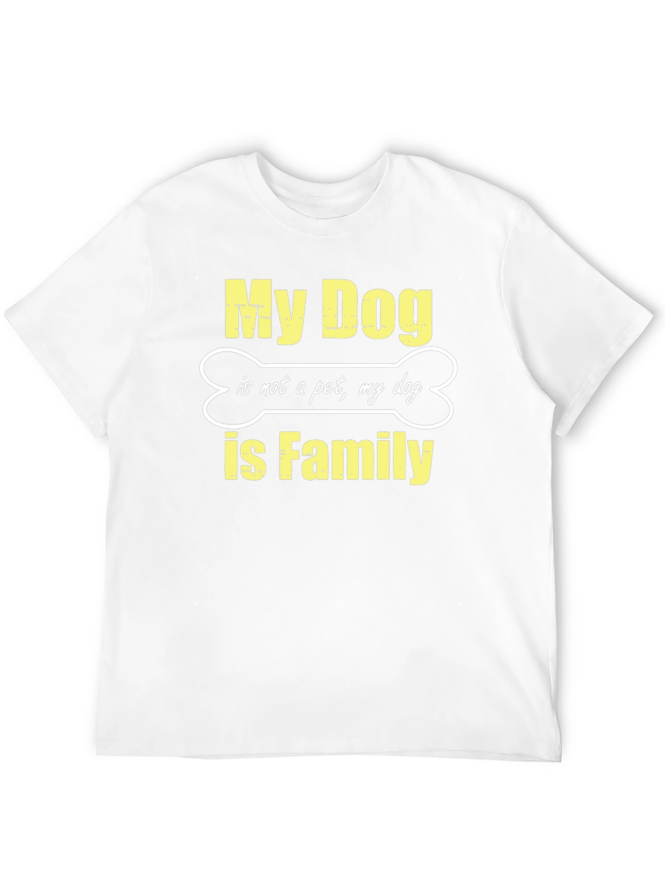Black My Dog is Family Black T-Shirt view 12