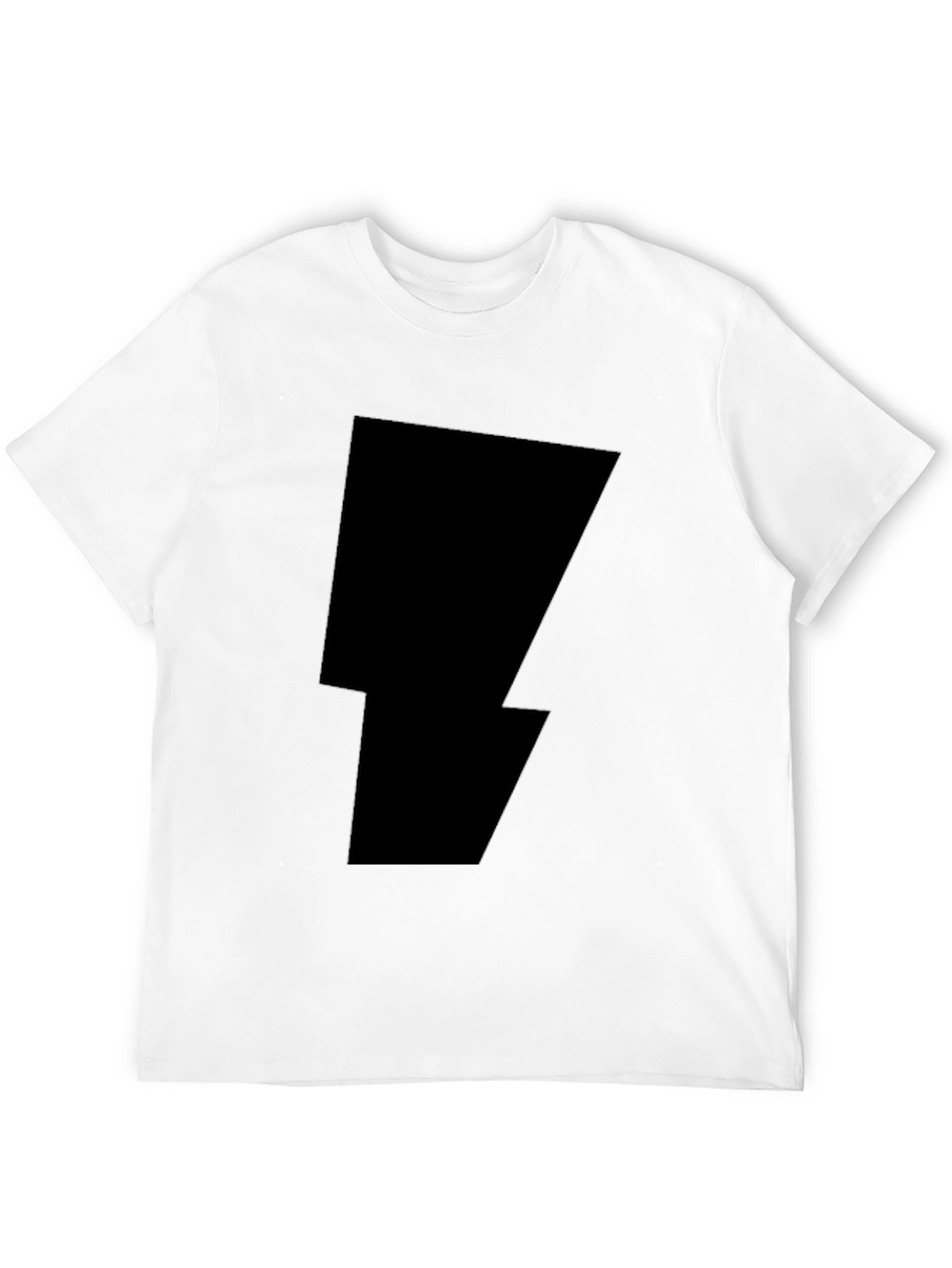 Black Black Lightning Bolt Graphic Tee view 12
