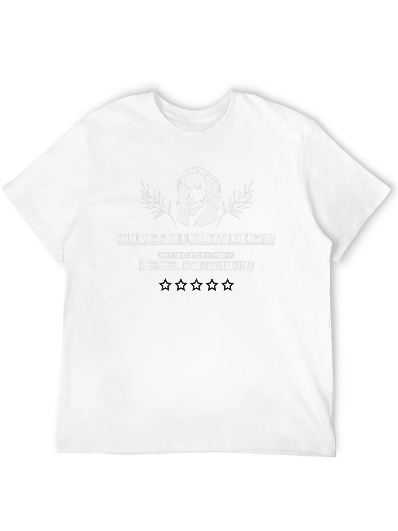 Black Congratulations! Level Paganini T-Shirt view 12