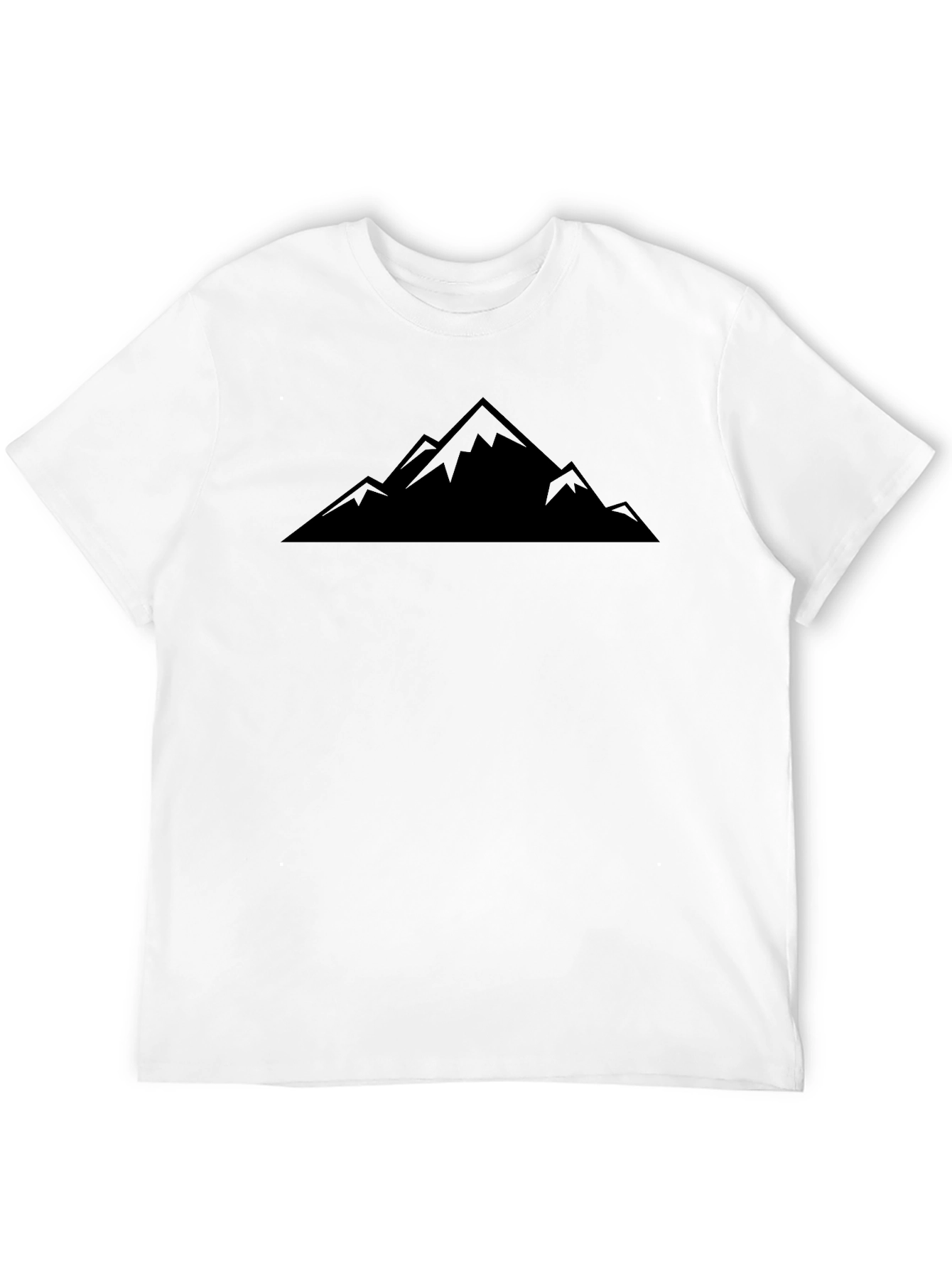Black Black Mountain Silhouette Graphic Tee view 12