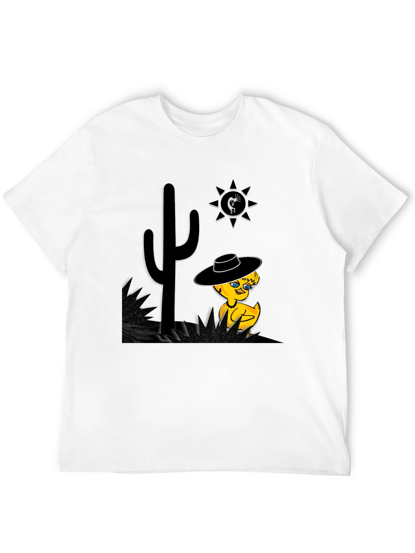 Black Desert Duck T-Shirt - Whimsical Western Tee view 12