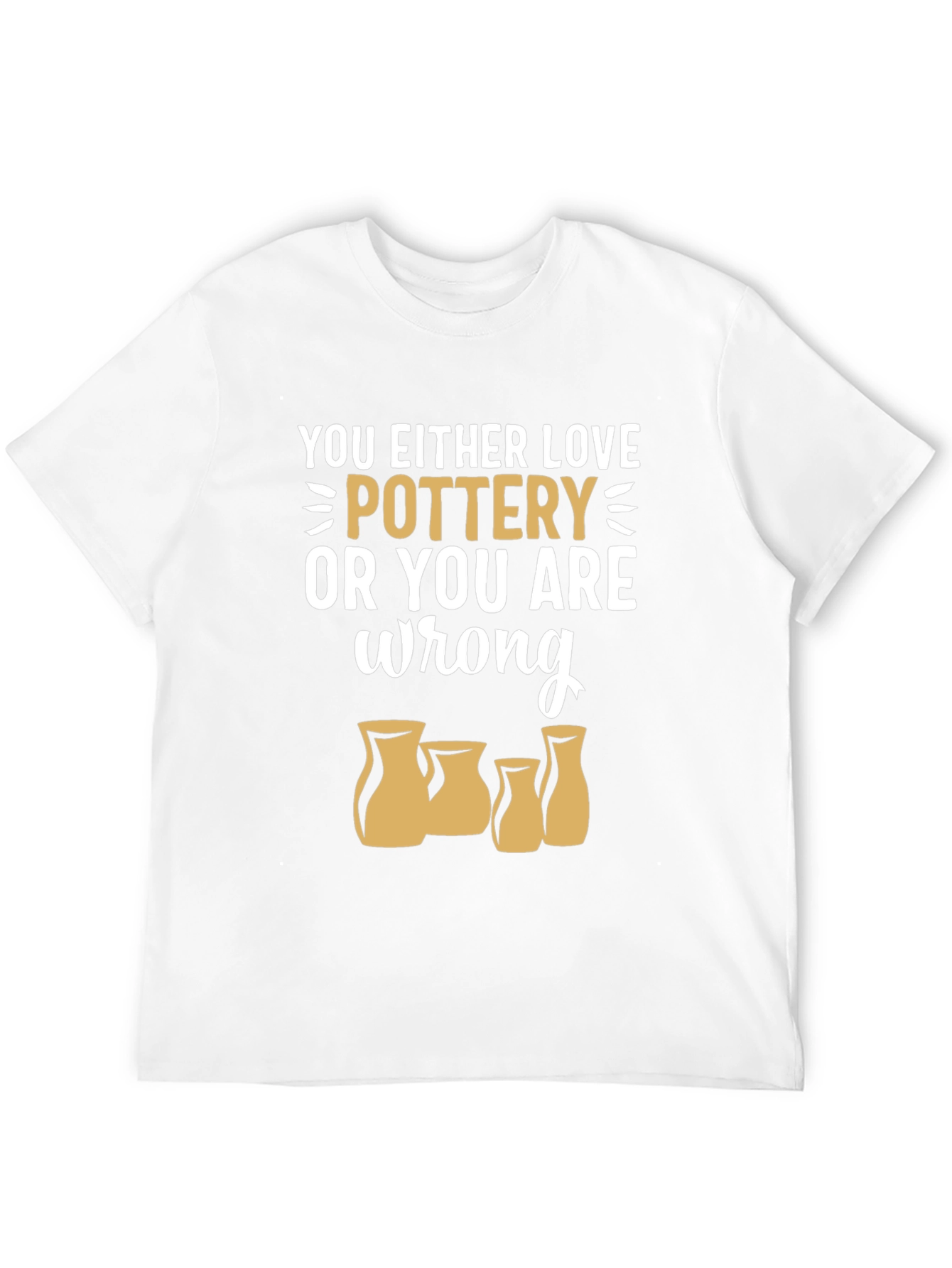 Black Pottery Lover Graphic Tee - Funny Ceramics Shirt view 12