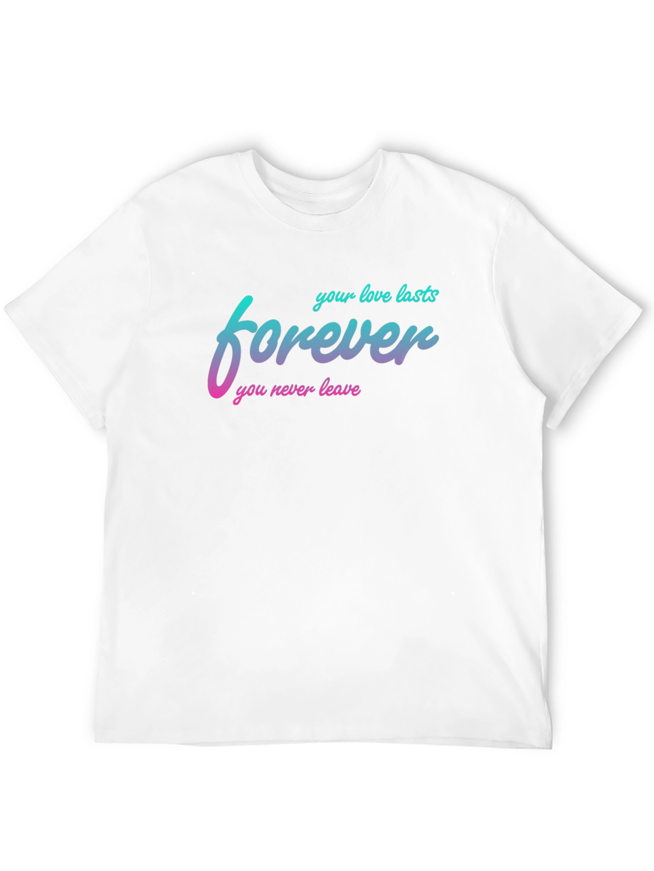 Black Forever Love Graphic T-Shirt view 12