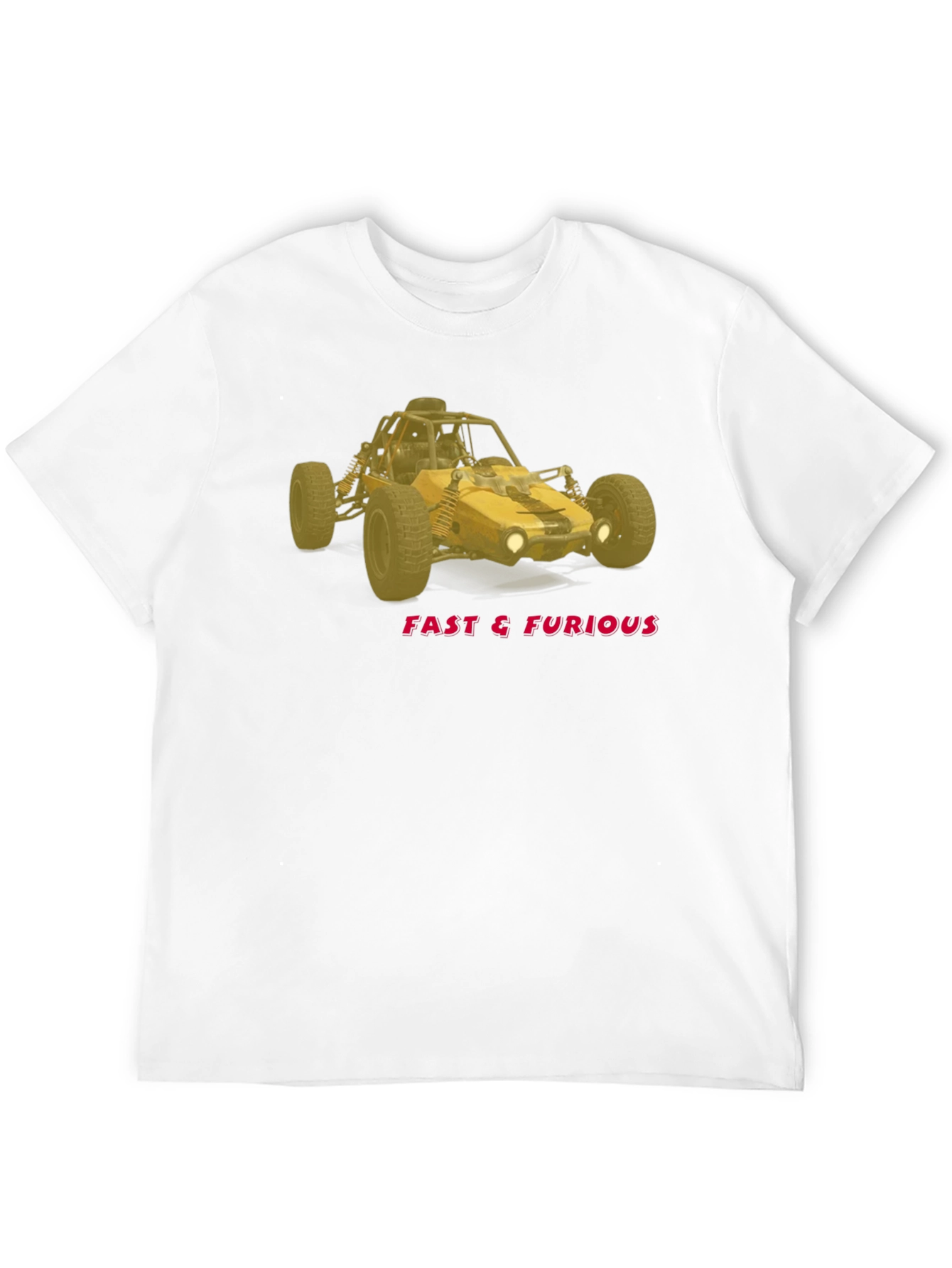 Black Fast & Furious Off-Road Buggy Black T-Shirt view 12