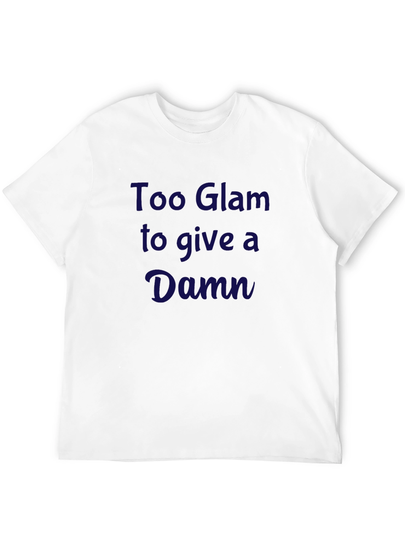 Black Too Glam Graphic Tee - Black Unisex T-Shirt view 12