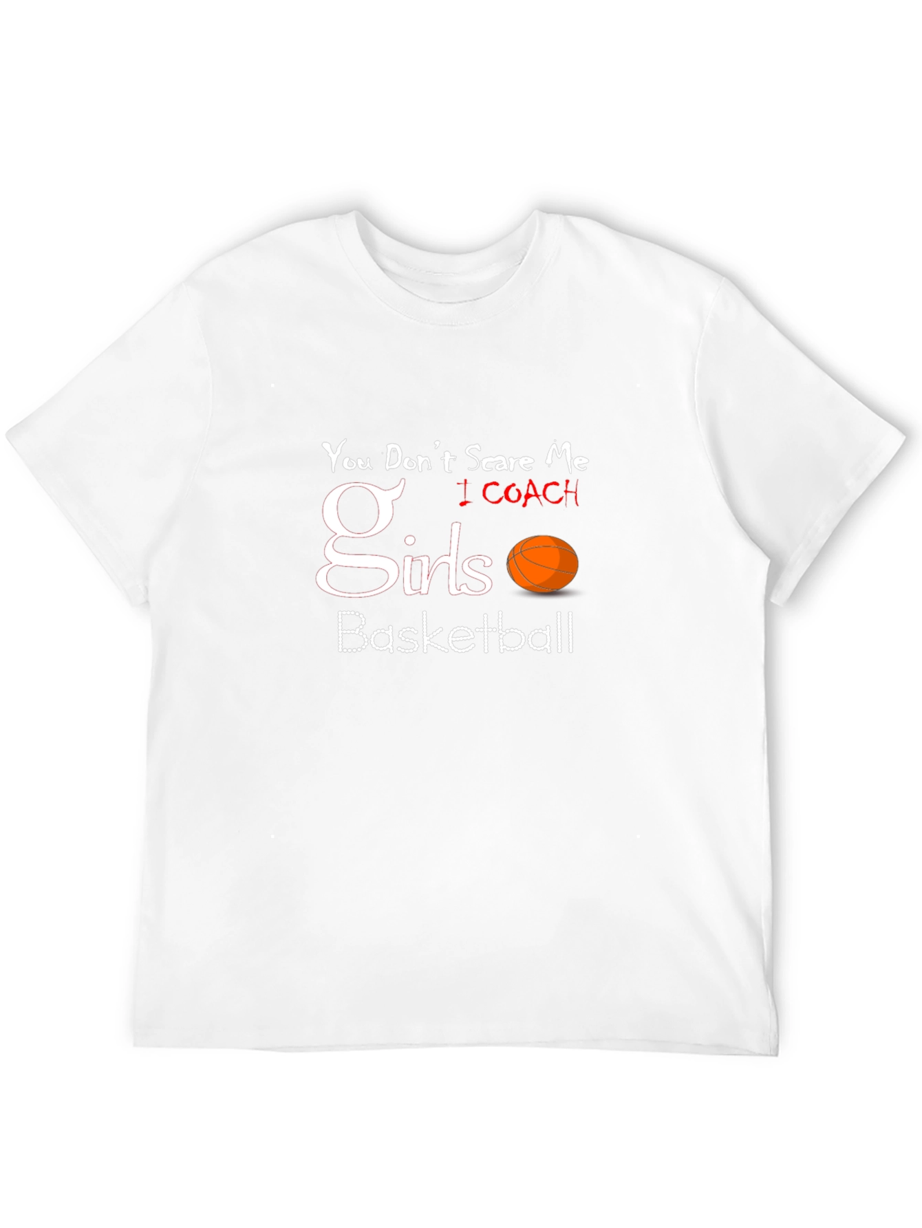 Black Girls Basketball Coach T-Shirt view 12