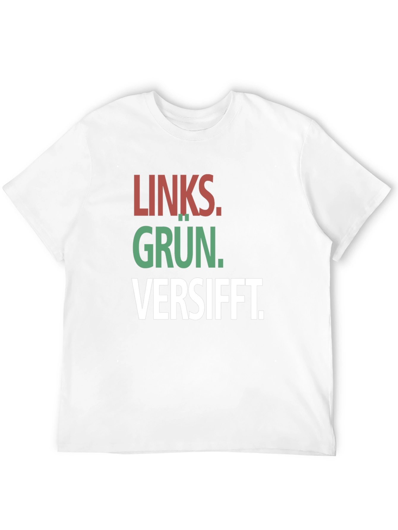 Black Links. Grün. Versifft. T-Shirt view 12