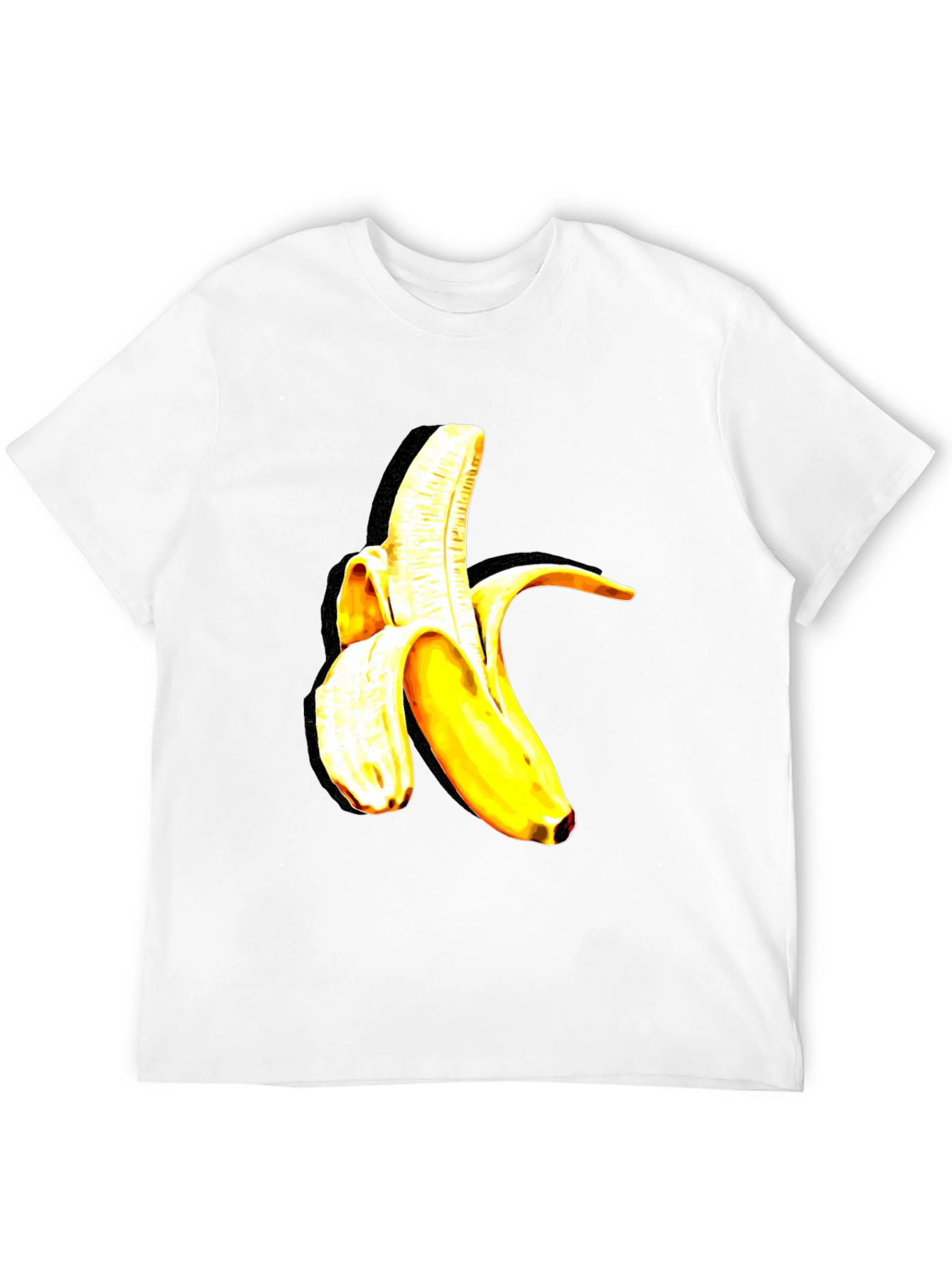 Black Banana Graphic Tee - Trendy Fruit Design view 12