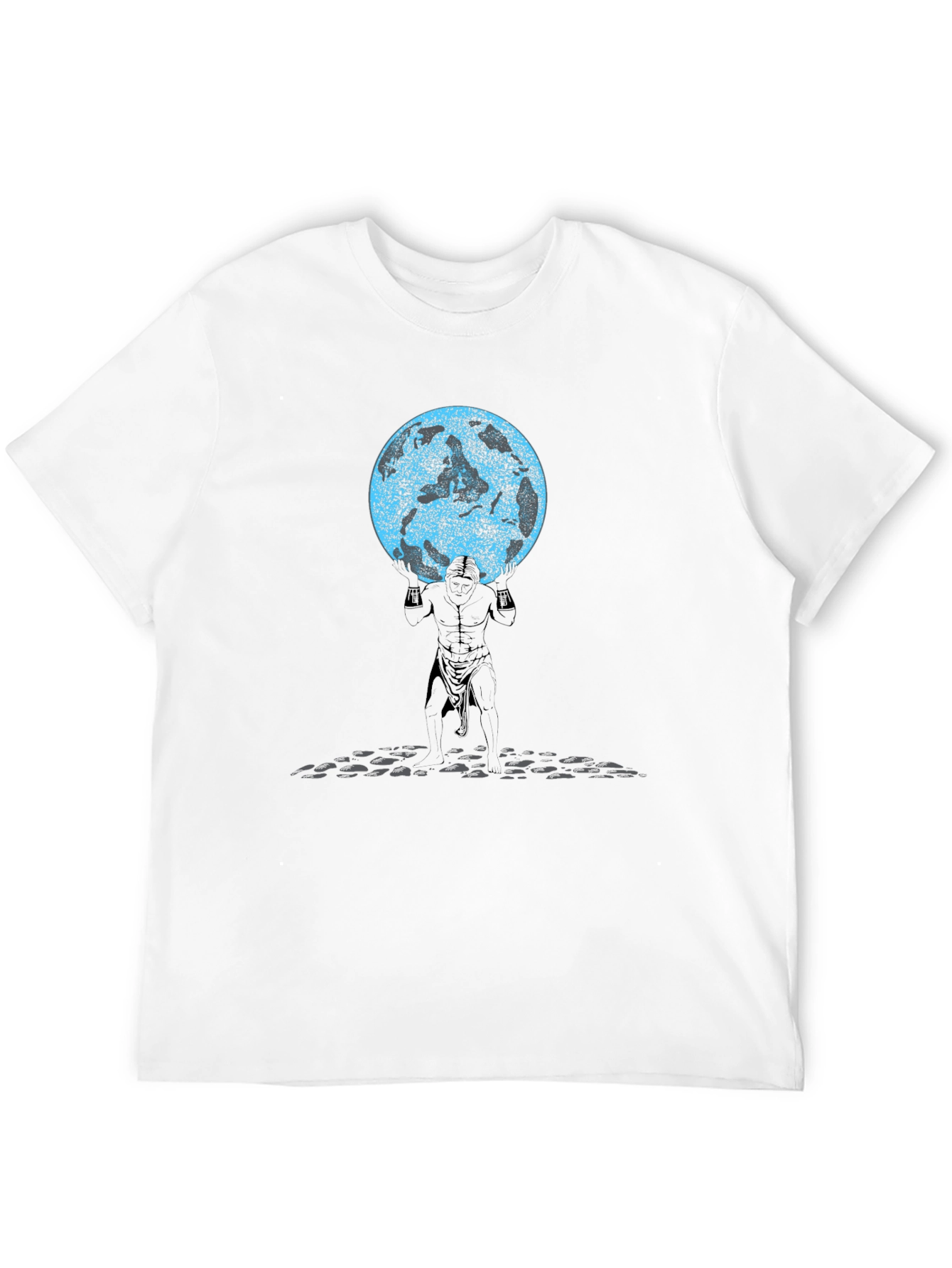 Black Atlas Holding the World Men's Graphic Tee view 12