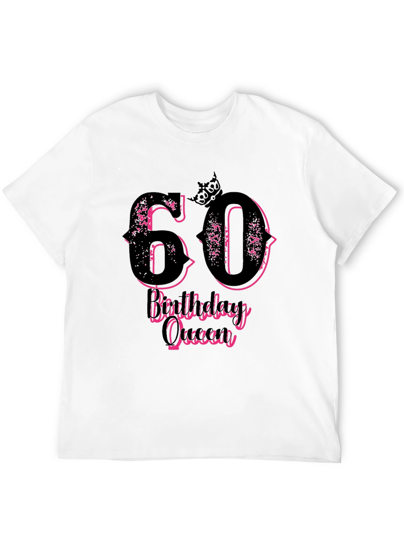 Black 60th Birthday Queen T-Shirt - Stylish & Fun! view 12