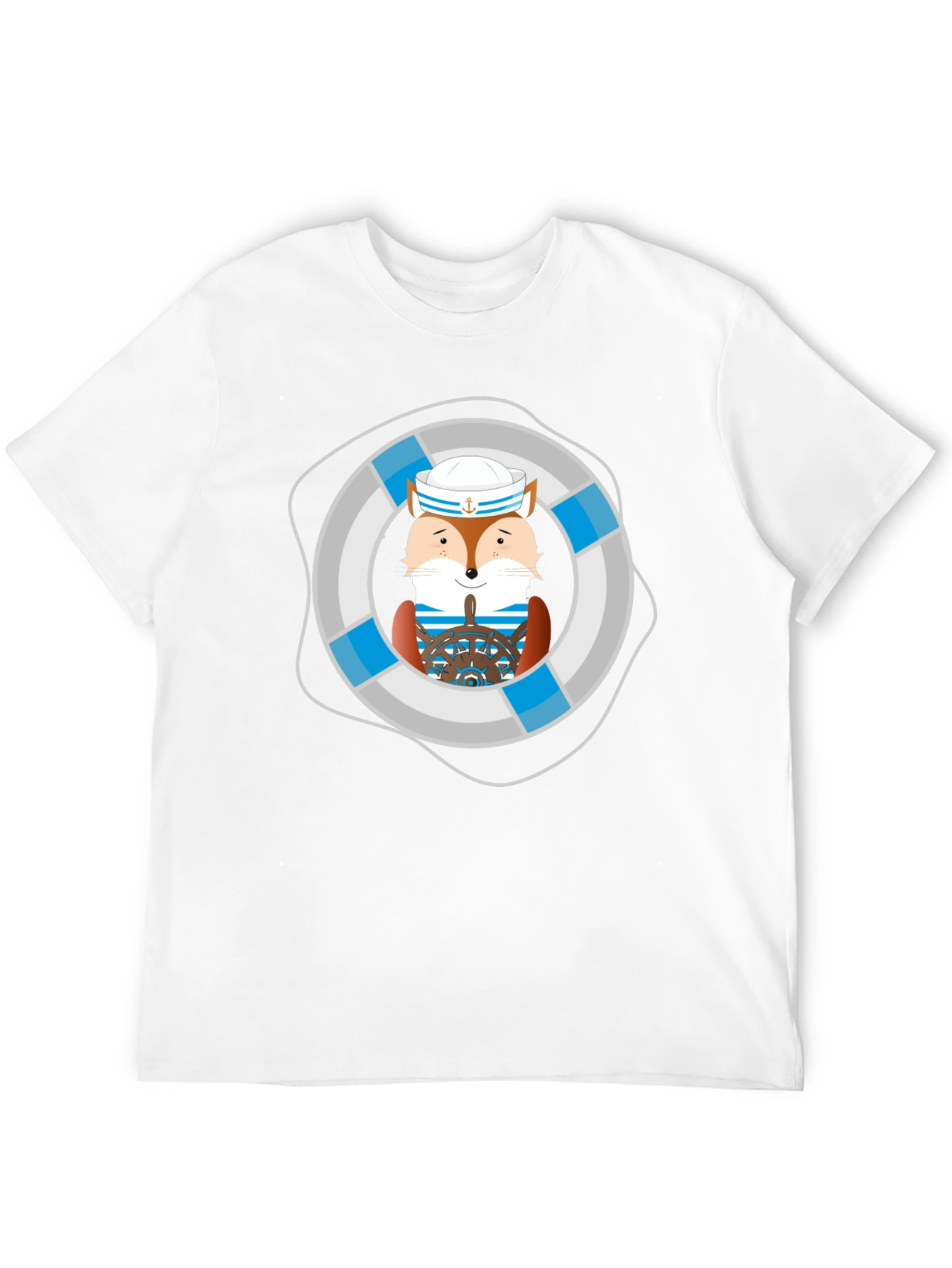 Black Fox Sailor Graphic Tee - Nautical Style view 12