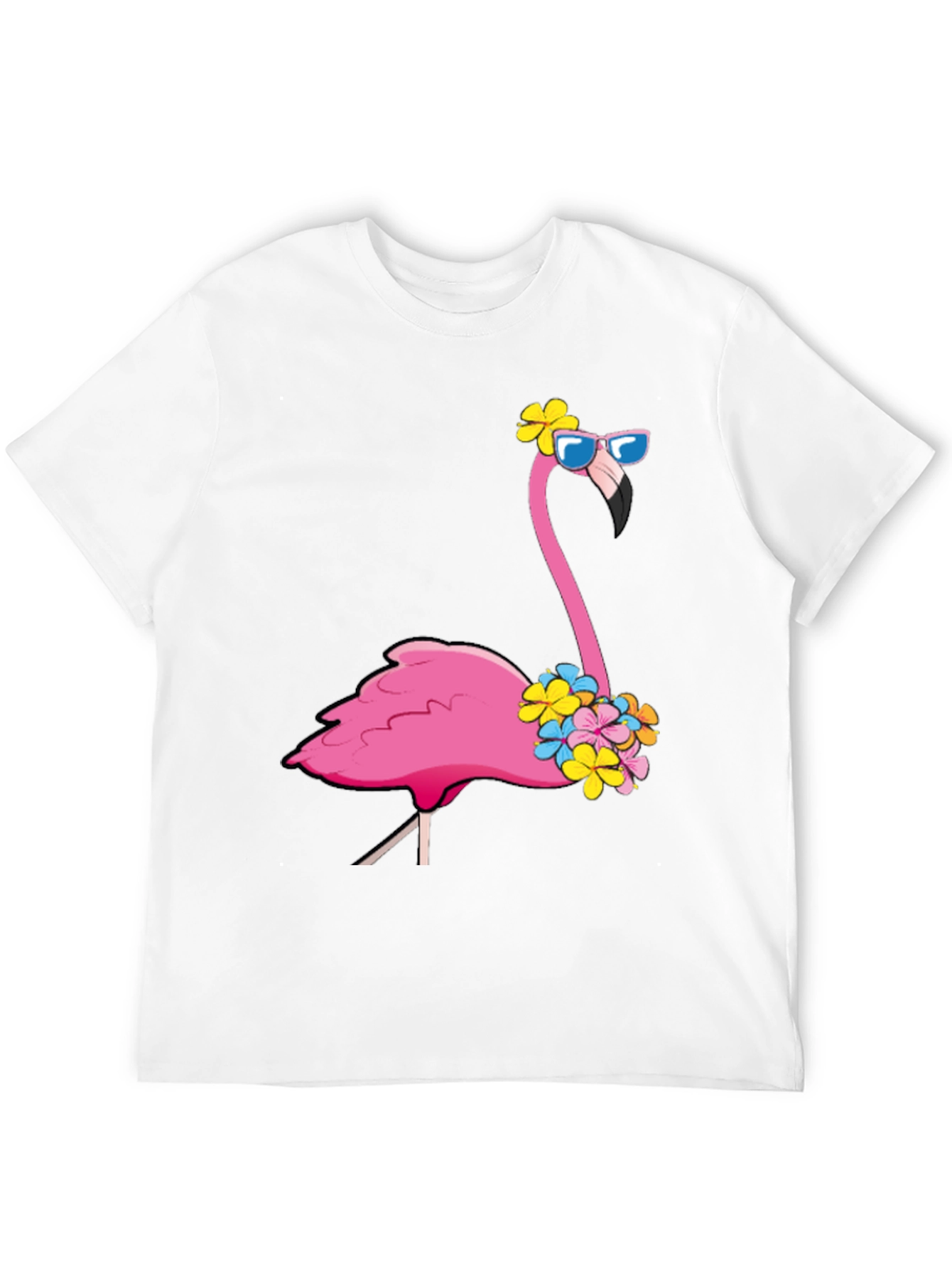 Black Cool Flamingo T-Shirt - Summer Vibes view 12