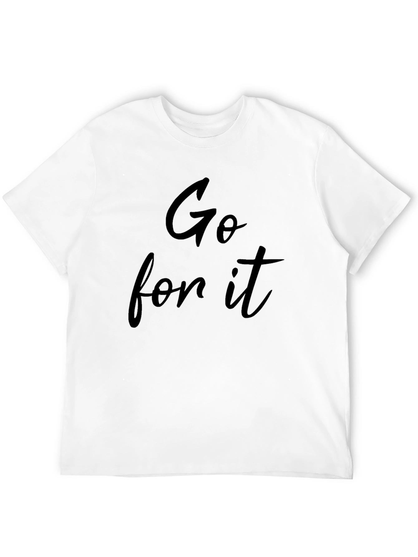 Black Go For It Black Graphic Tee view 12