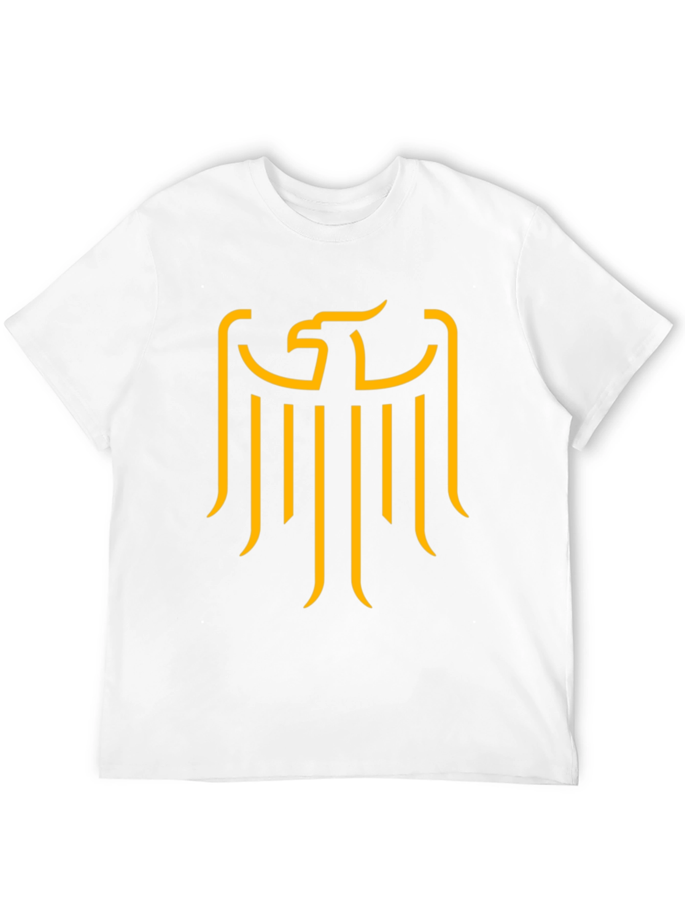 Black Black T-Shirt with Golden German Eagle Graphic view 12