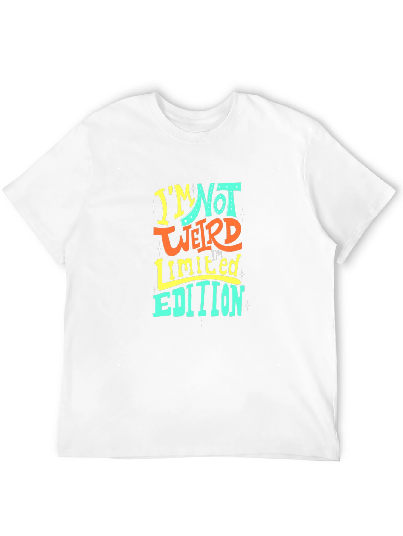 Black I'm Not Weird, Limited Edition T-Shirt view 12