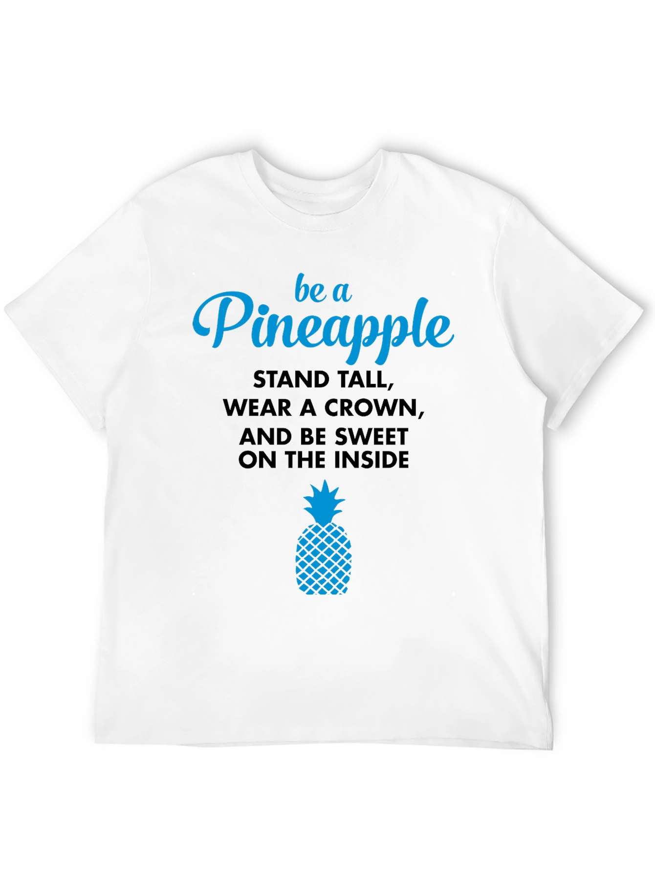 Black Be a Pineapple Graphic T-Shirt view 12