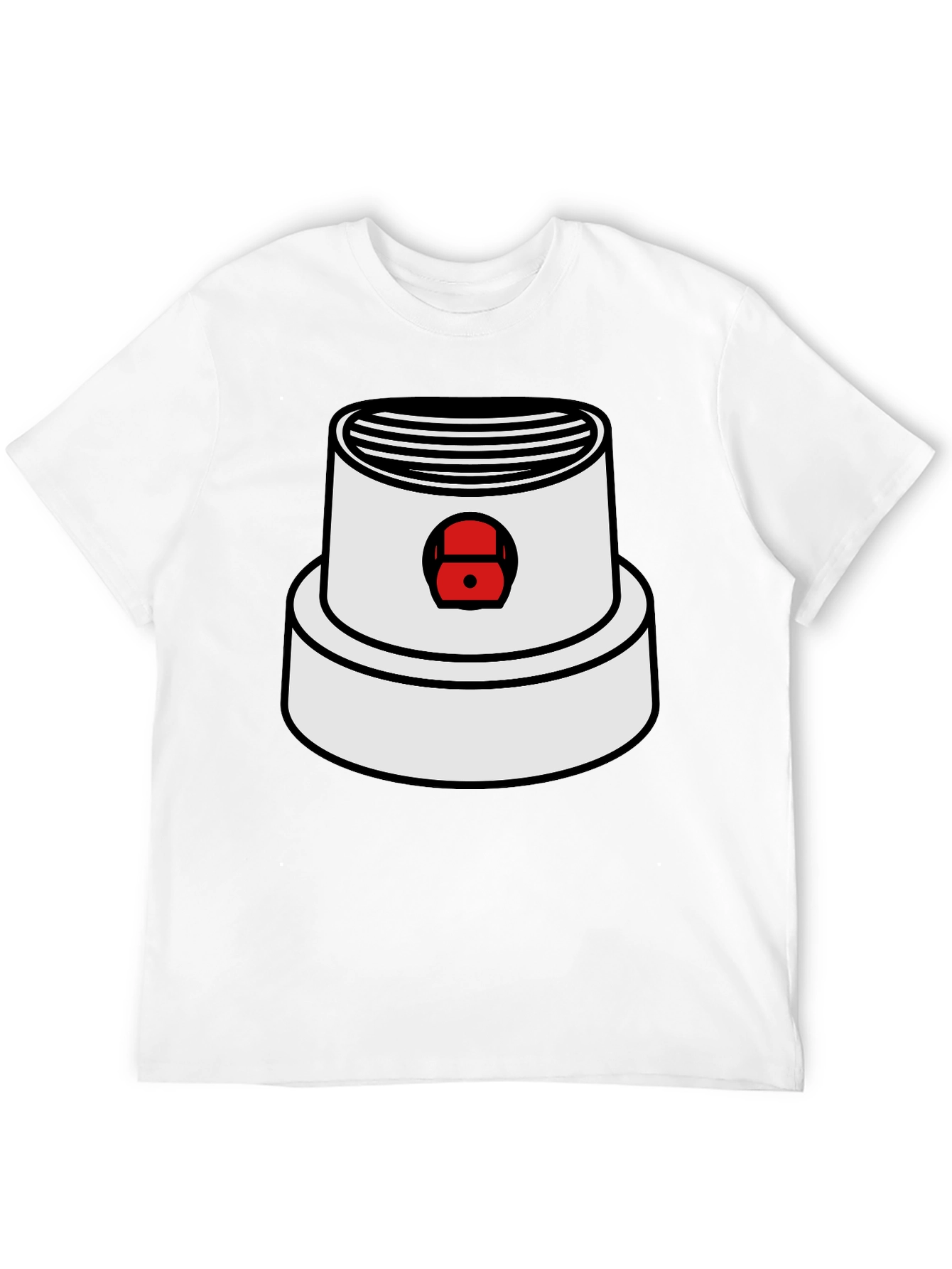 Black Spray Paint Cap Graphic Tee view 12