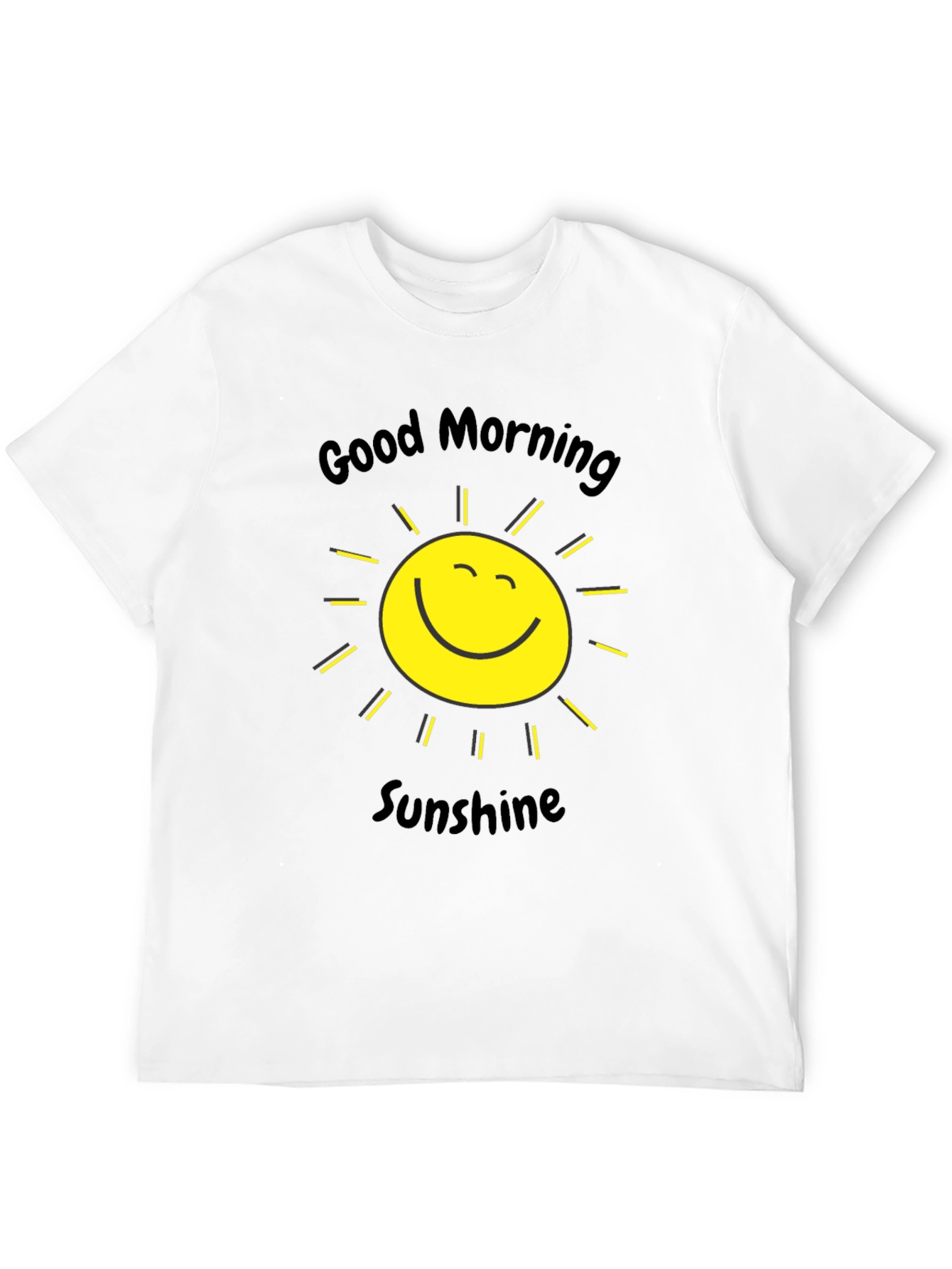 Black Good Morning Sunshine Graphic Tee view 12
