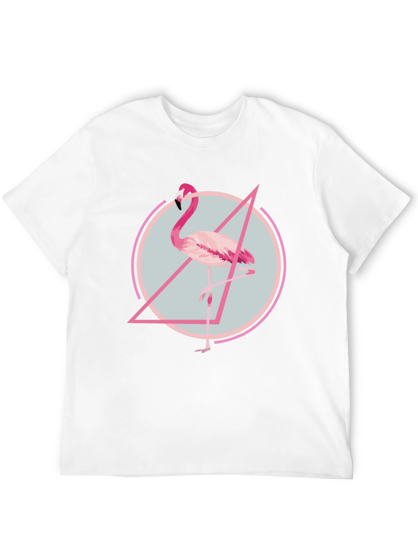 Black Flamingo Graphic Tee - Modern Print T-Shirt view 12