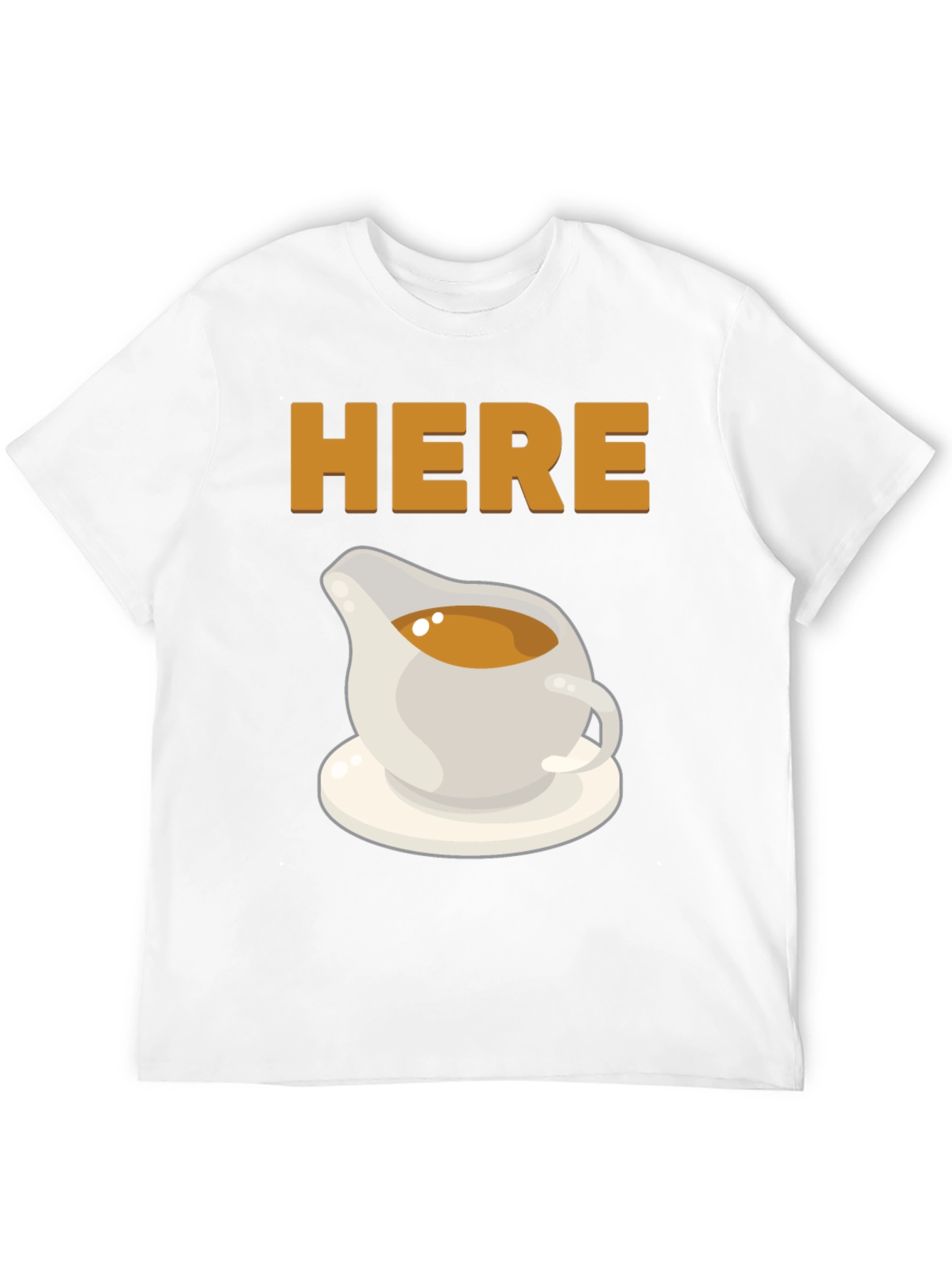 Black Here for the Gravy T-Shirt, Thanksgiving Tee view 12