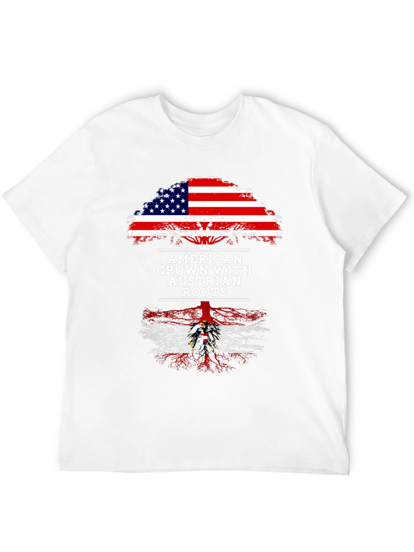 Black American Grown Austrian Roots Tee view 12