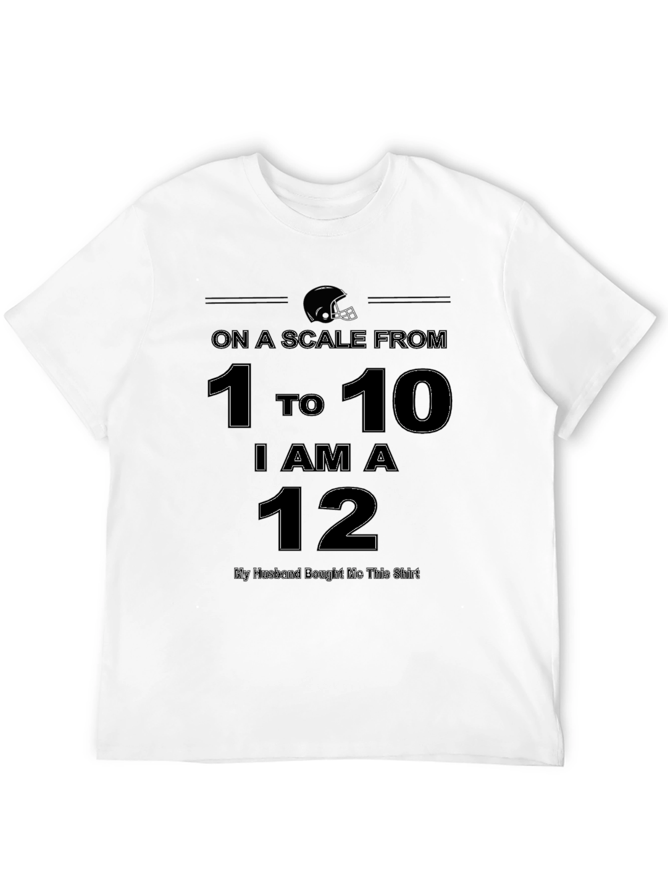 Black Funny "I'm a 12" T-Shirt - Football Lover Gift view 12