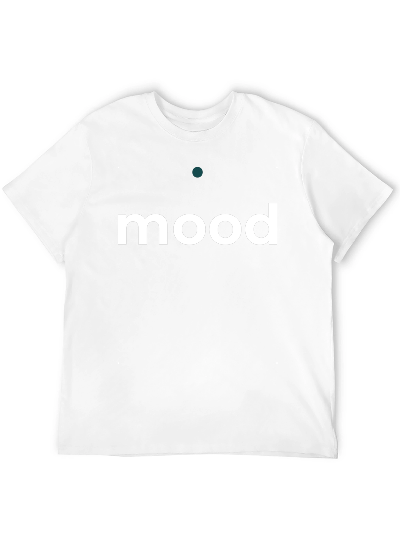Black Mood Graphic Tee - Black Cotton Blend T-Shirt view 12