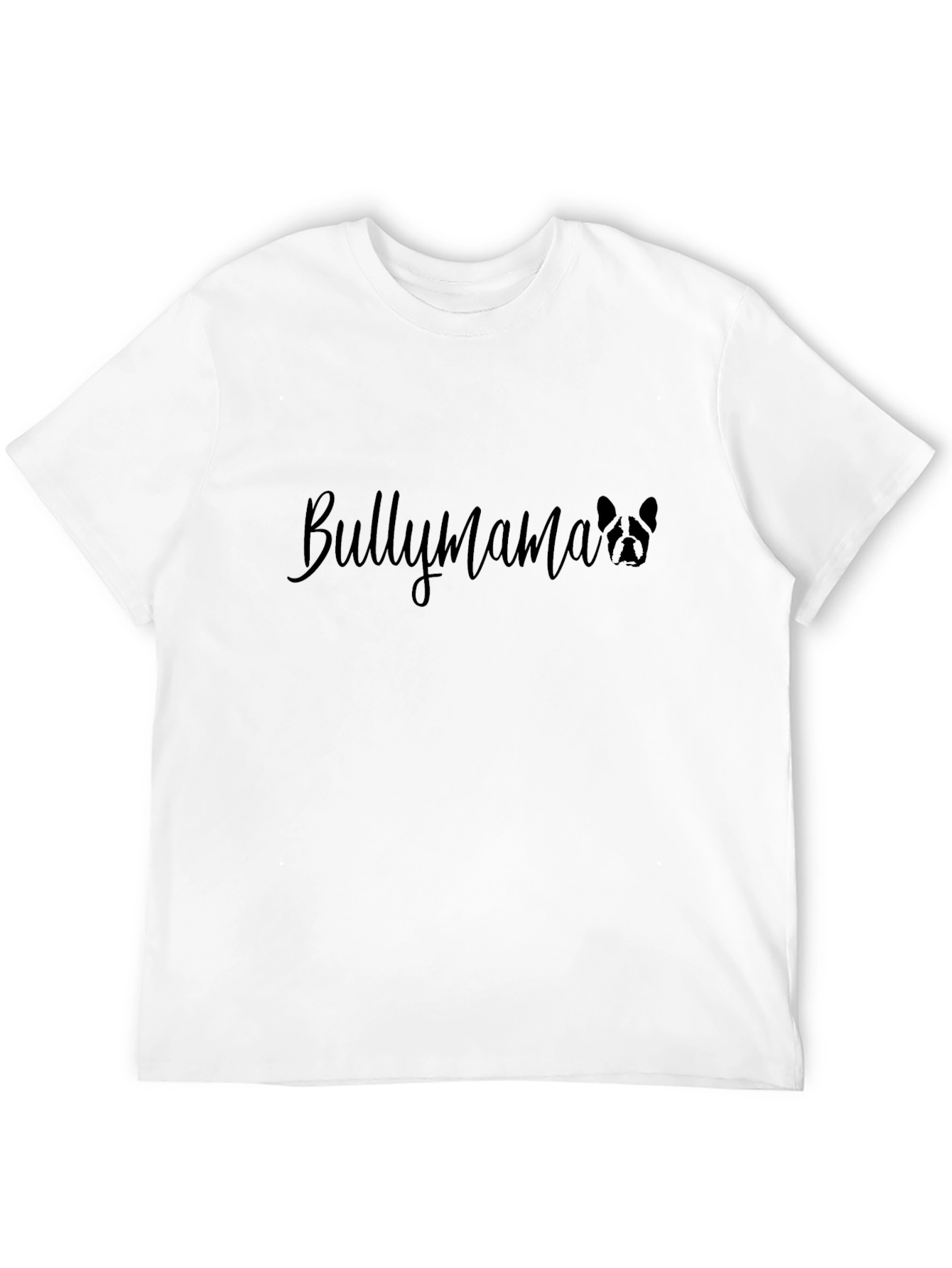 Black Bullymama Tee - Cute Dog Mom T-Shirt view 12