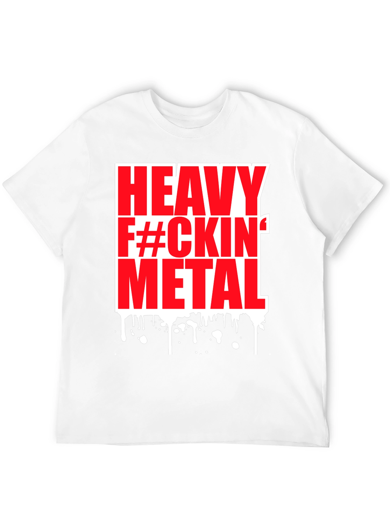 Black Heavy Metal Graphic Tee - Black Cotton T-Shirt view 12