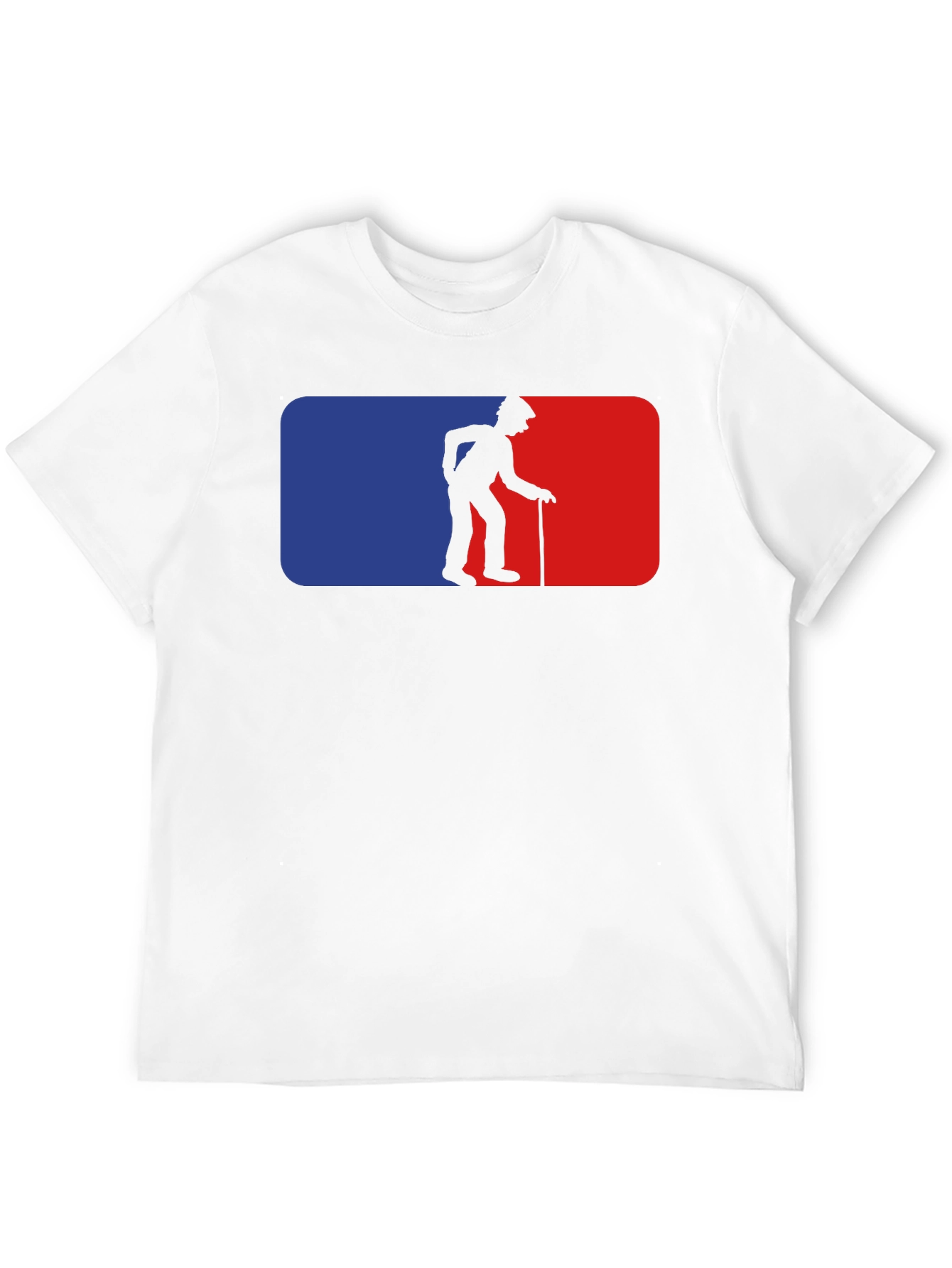 Black MLB Parody Old Man Black T-Shirt view 12