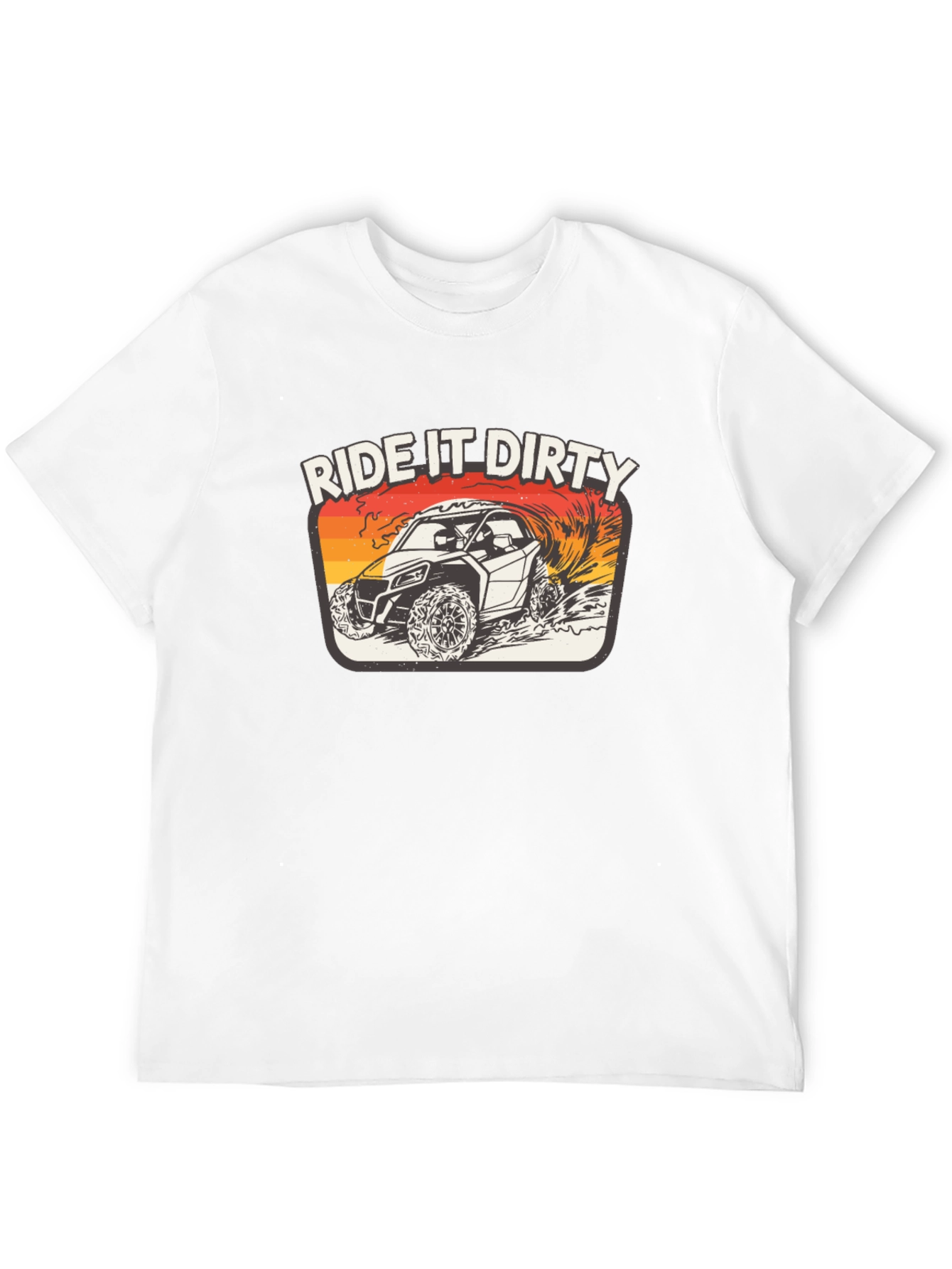 Black Ride It Dirty T-Shirt - Off Road Adventure view 12