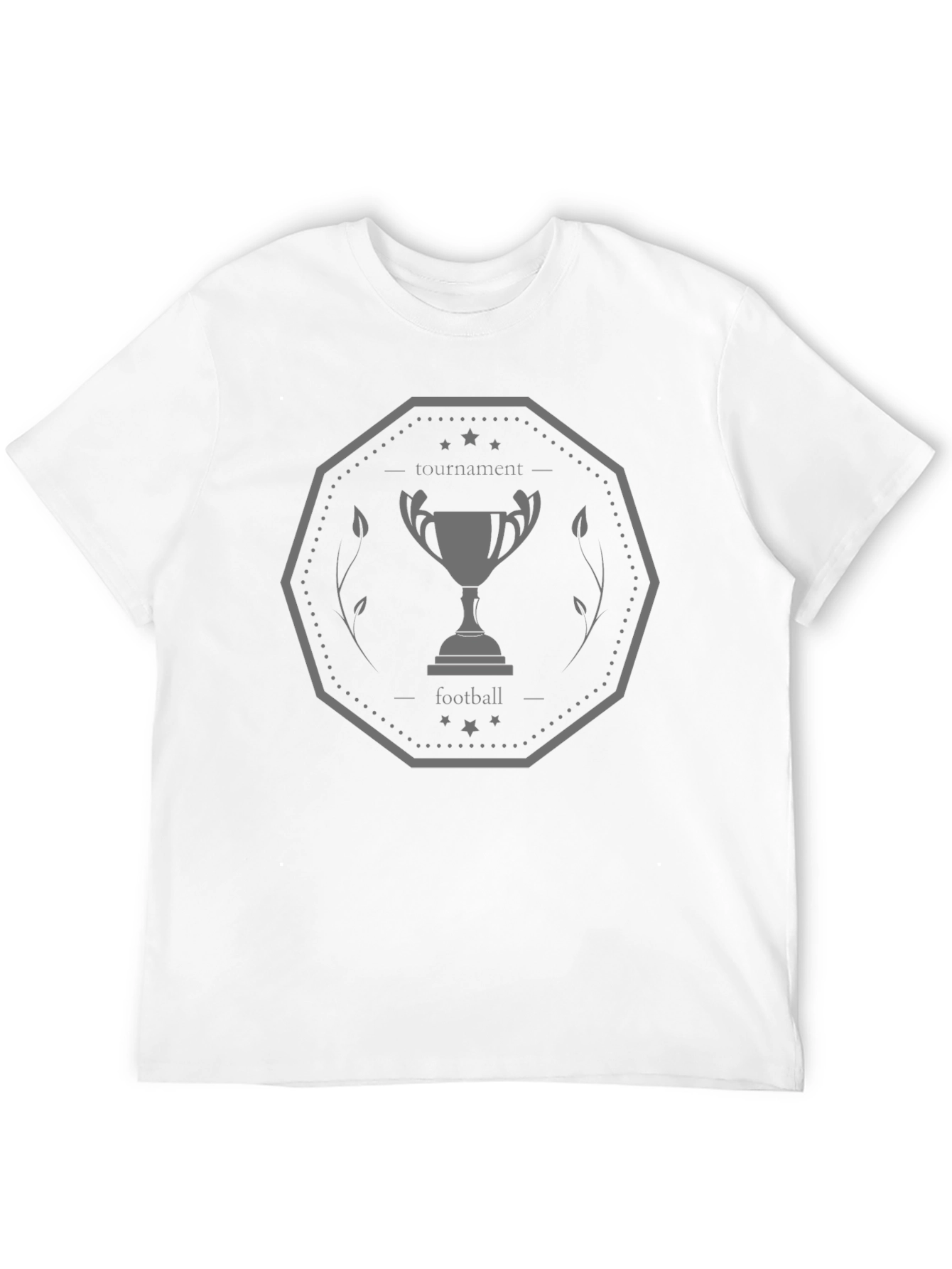 Black Football Tournament Graphic Tee - Stylish Comfort view 12