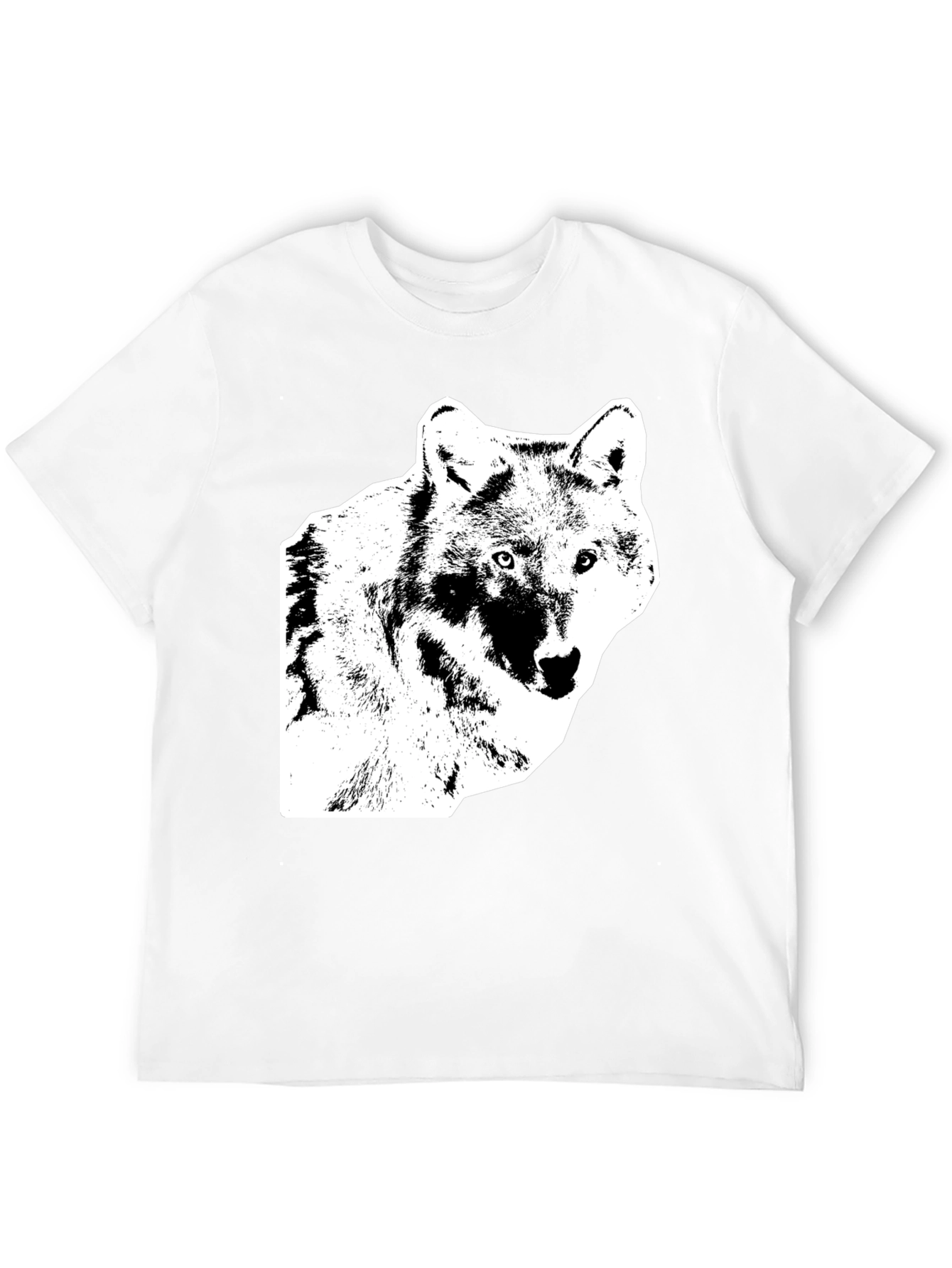Black Black Wolf Graphic Tee view 12