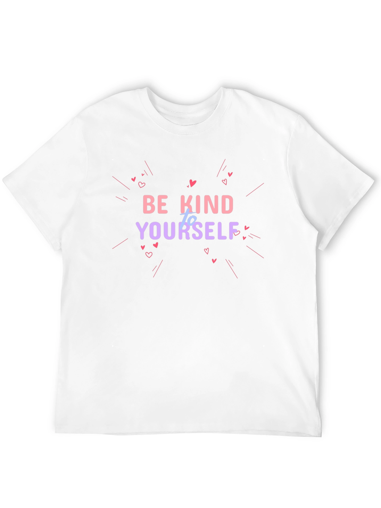 Black Be Kind to Yourself Graphic Tee - Stylish Black Shirt view 12