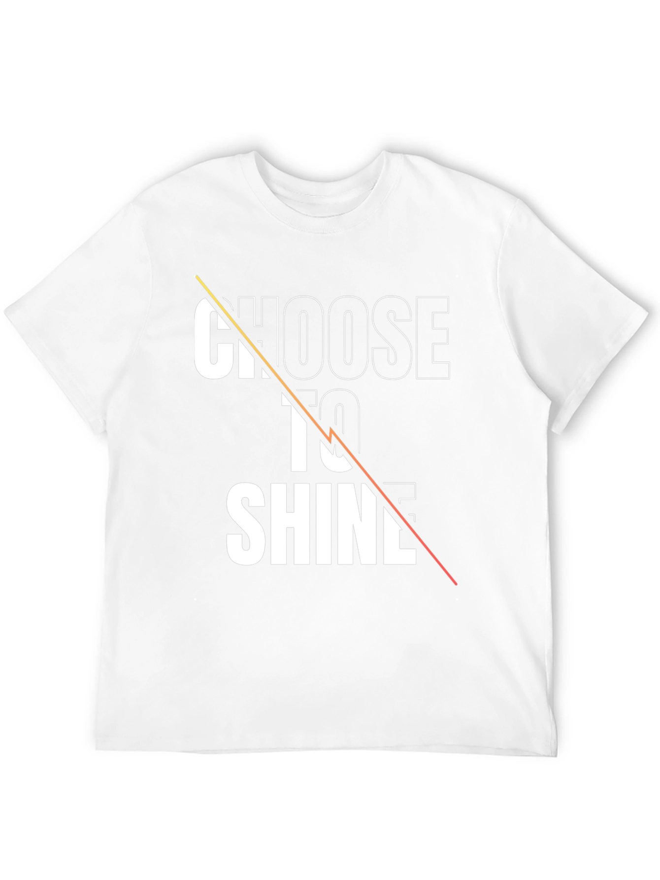 Black Choose to Shine Graphic Tee - Stylish Black T-Shirt view 12
