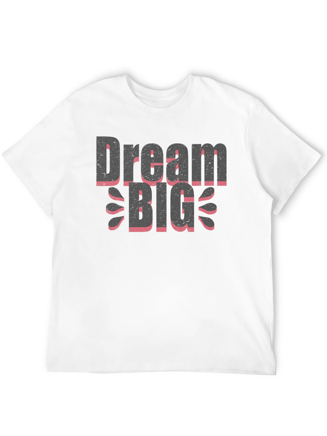 Black Dream Big Graphic Tee - Trendy Black T-Shirt view 12
