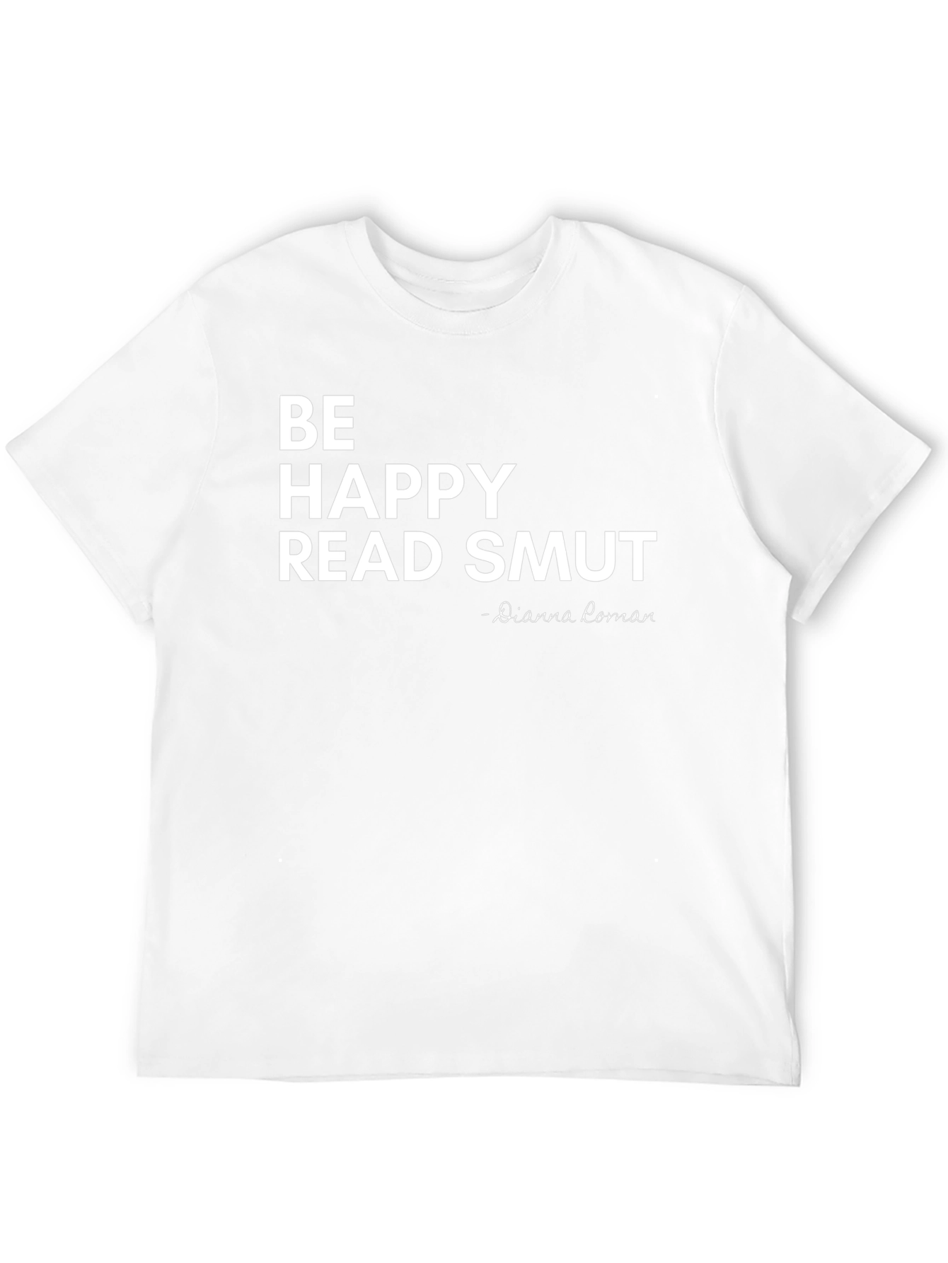 Black Be Happy Read Smut T-Shirt - Black view 12