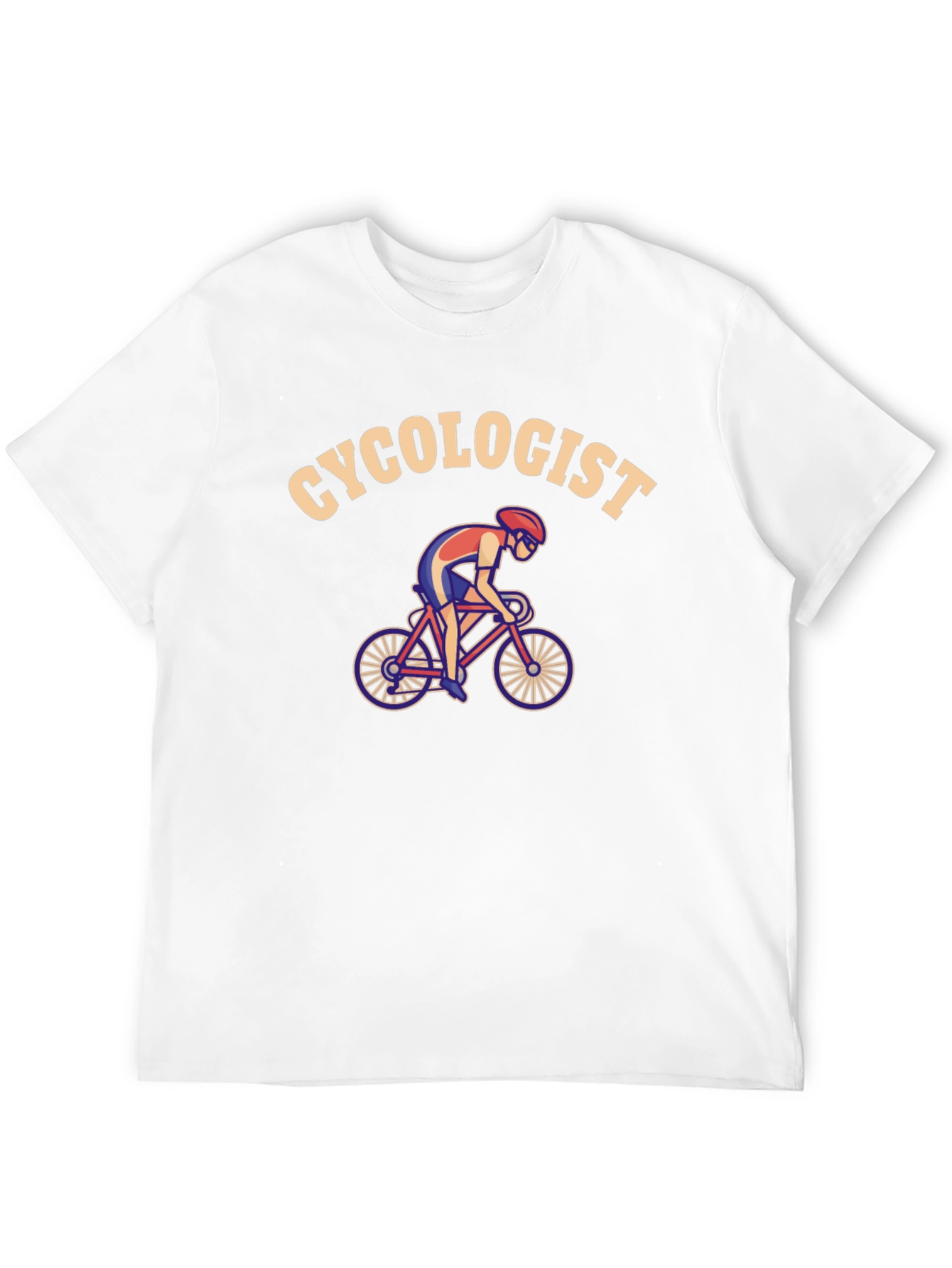 Black Cycologist T-Shirt - Cyclist Humor Tee view 12