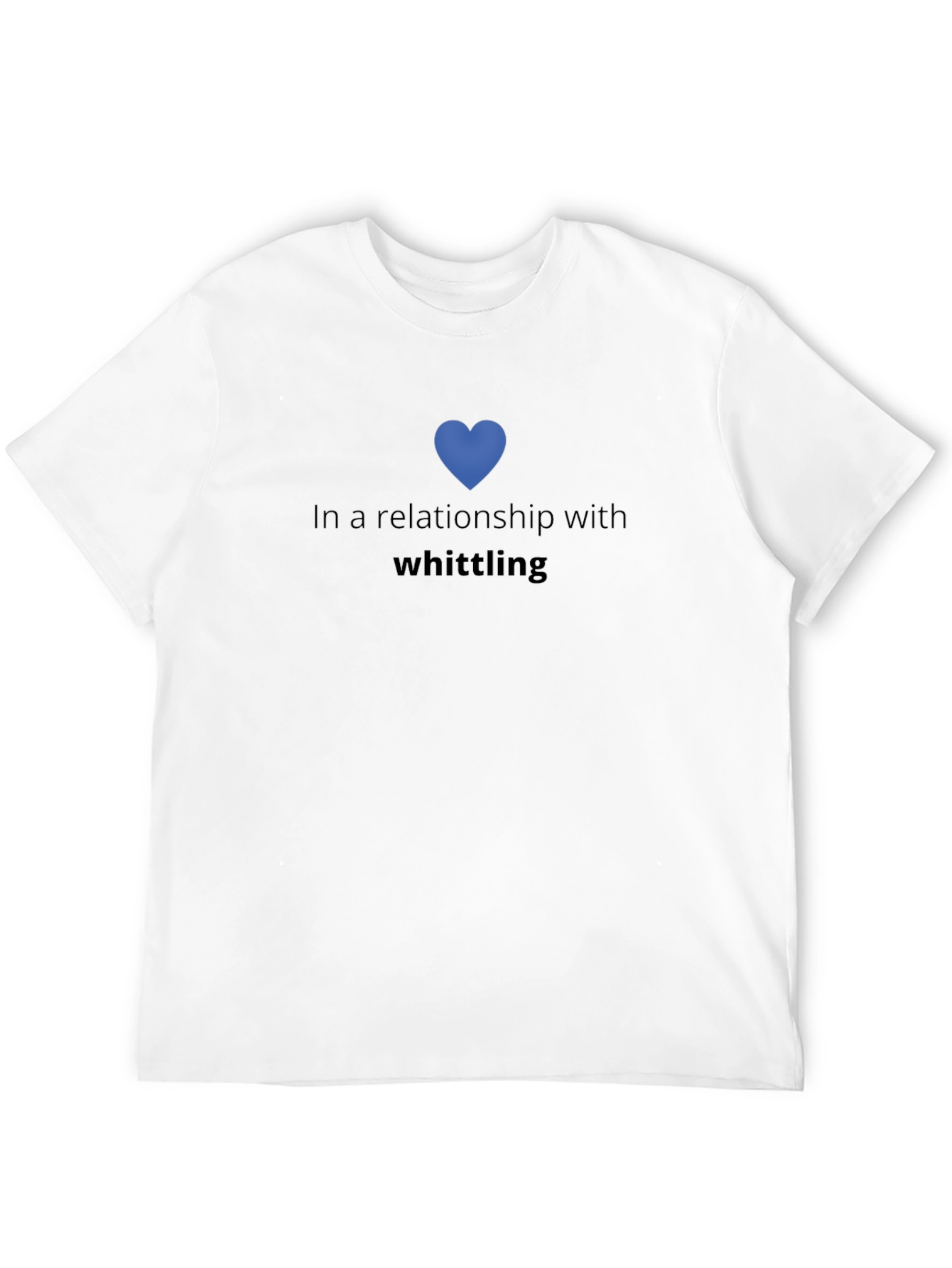 Black Whittling Relationship T-Shirt - Hobby & Craft Tee view 12