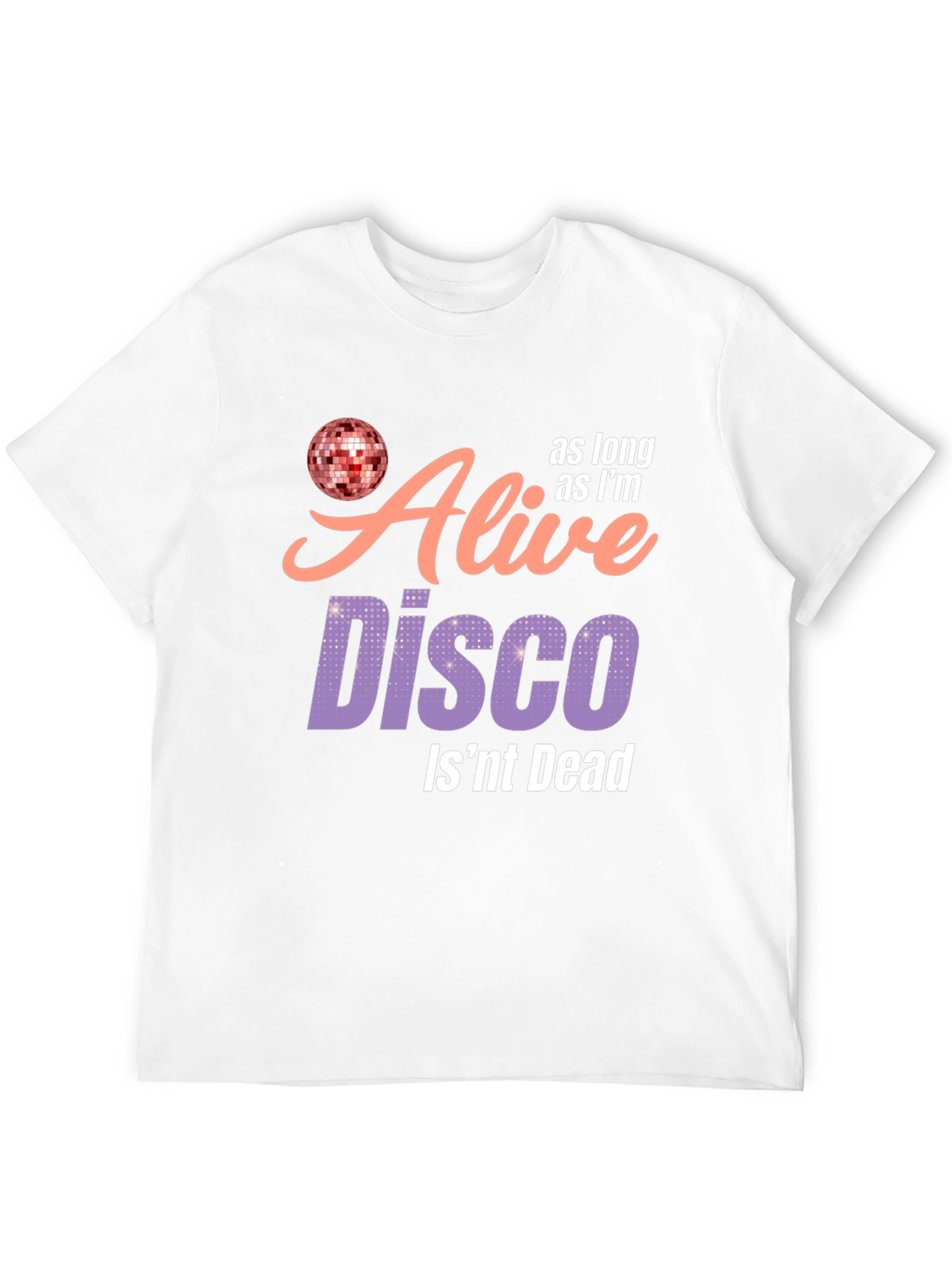 Black Alive Disco T-Shirt - Disco Ball Graphic Tee view 12