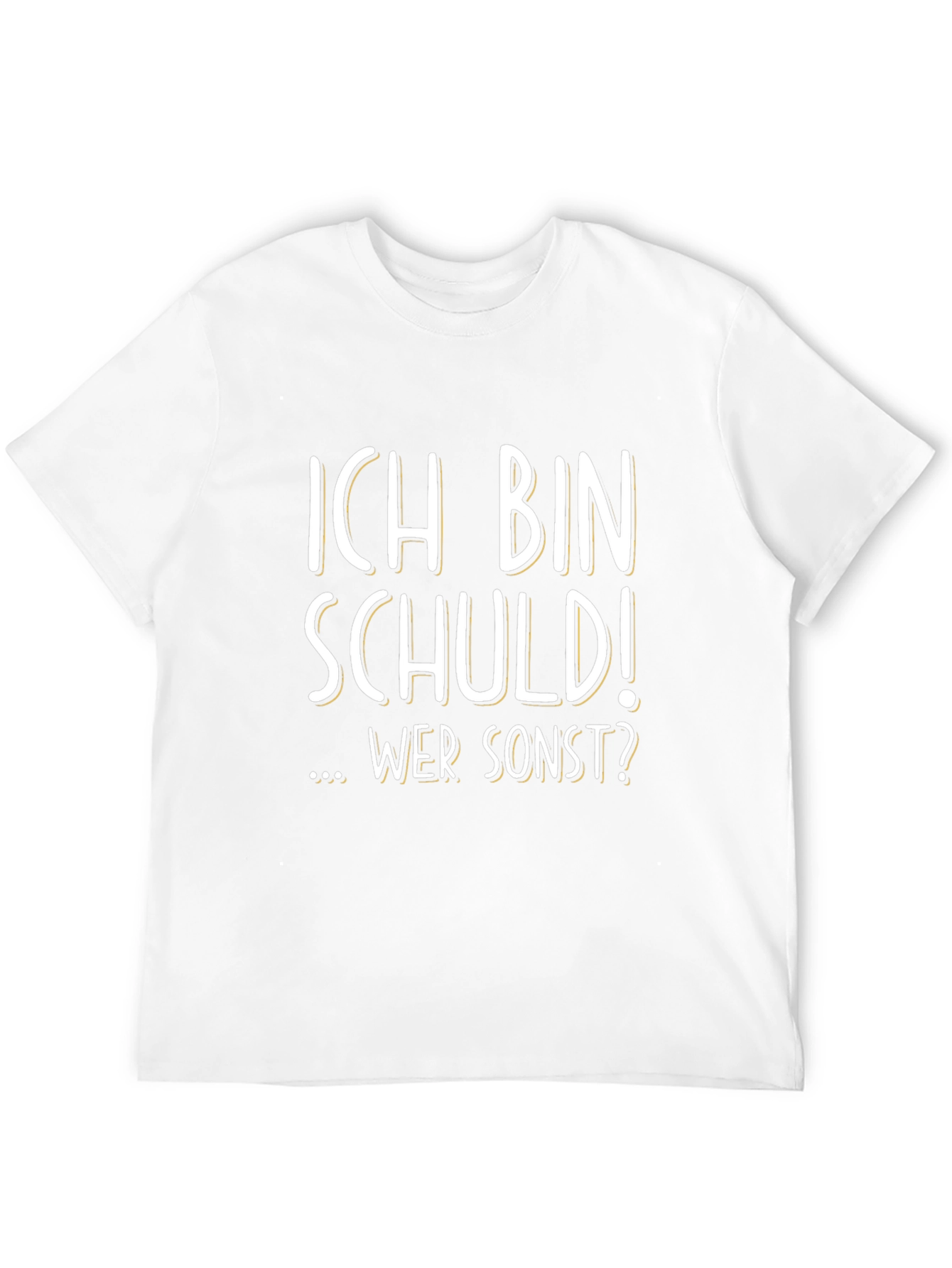 Black Ich Bin Schuld! T-Shirt - German Humor view 12