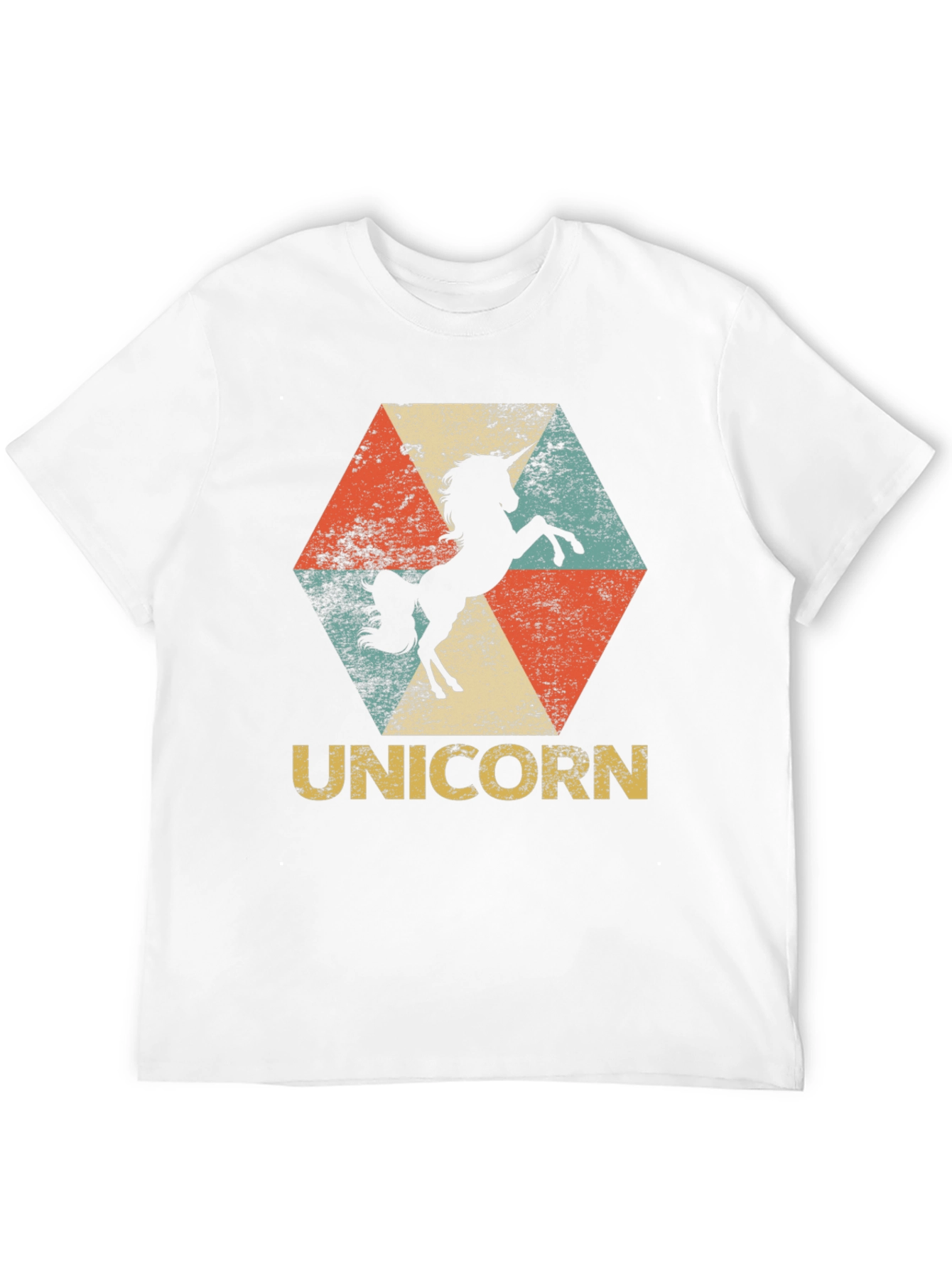 Black Retro Unicorn Graphic Tee view 12