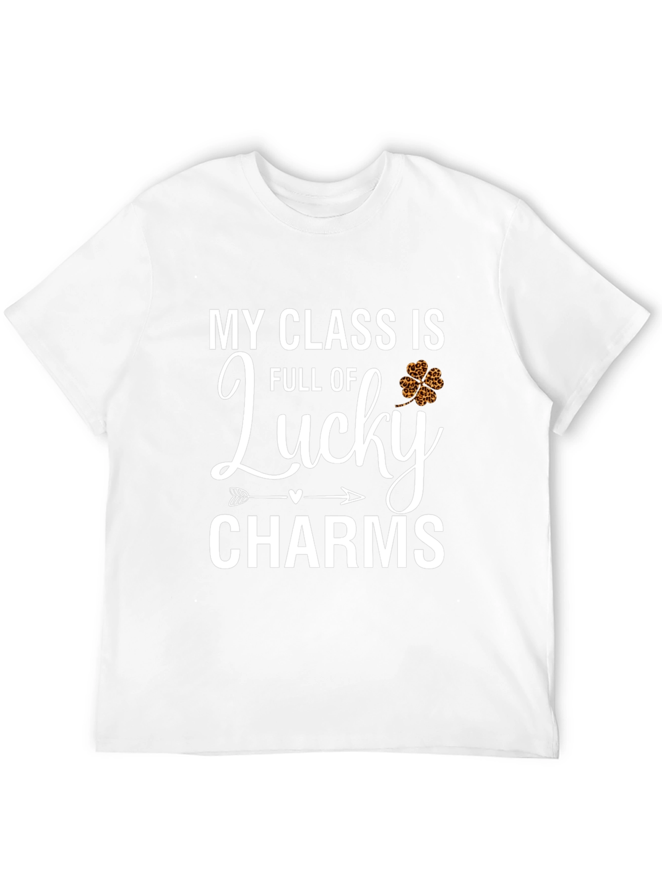Black My Class is Full of Lucky Charms T-Shirt view 12