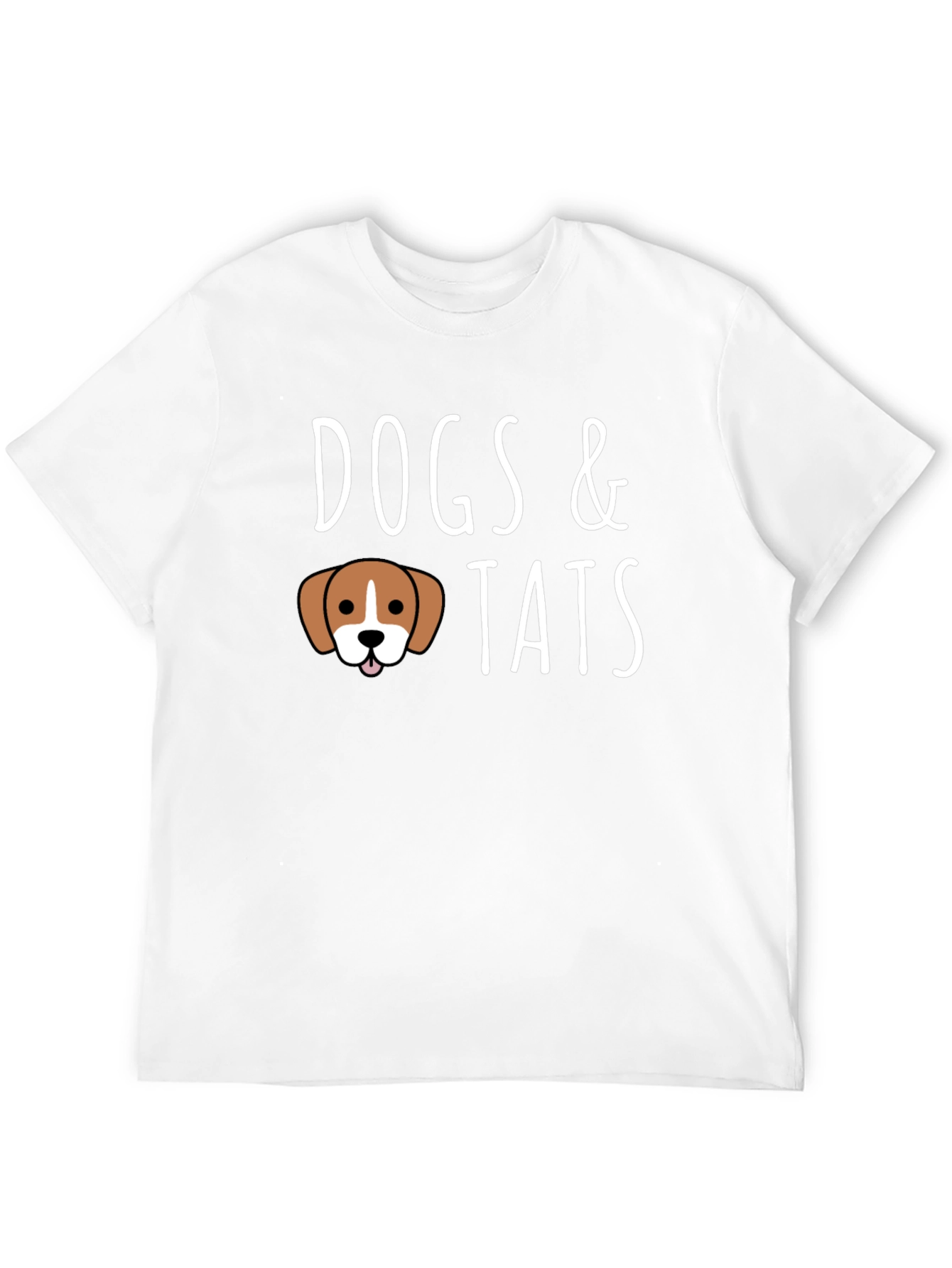 Black Dogs & Tats Graphic T-Shirt - Soft Cotton Crew Neck view 12