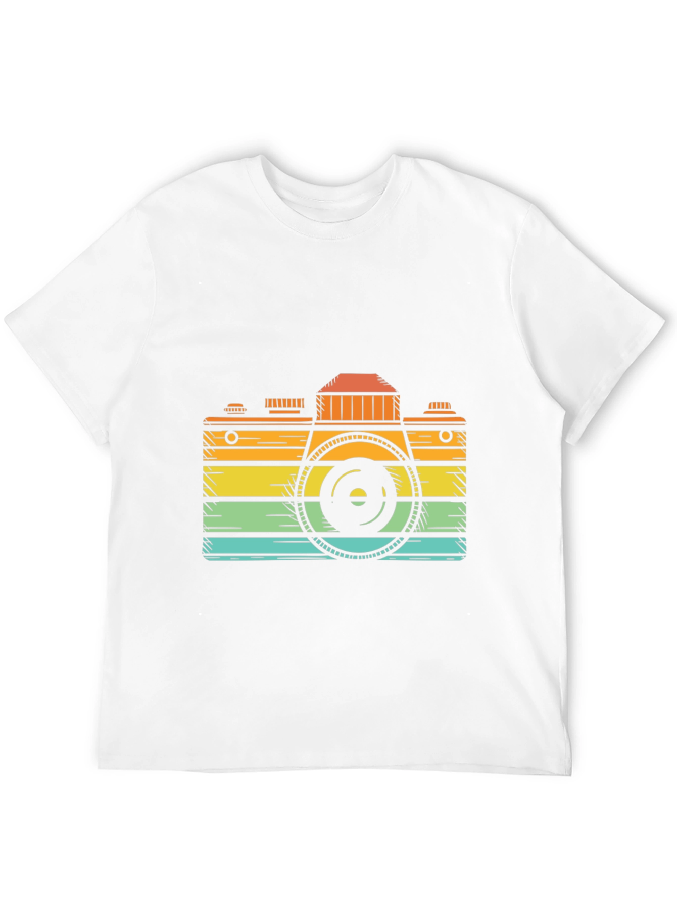 Black Retro Camera Graphic Tee - Classic Cool view 12